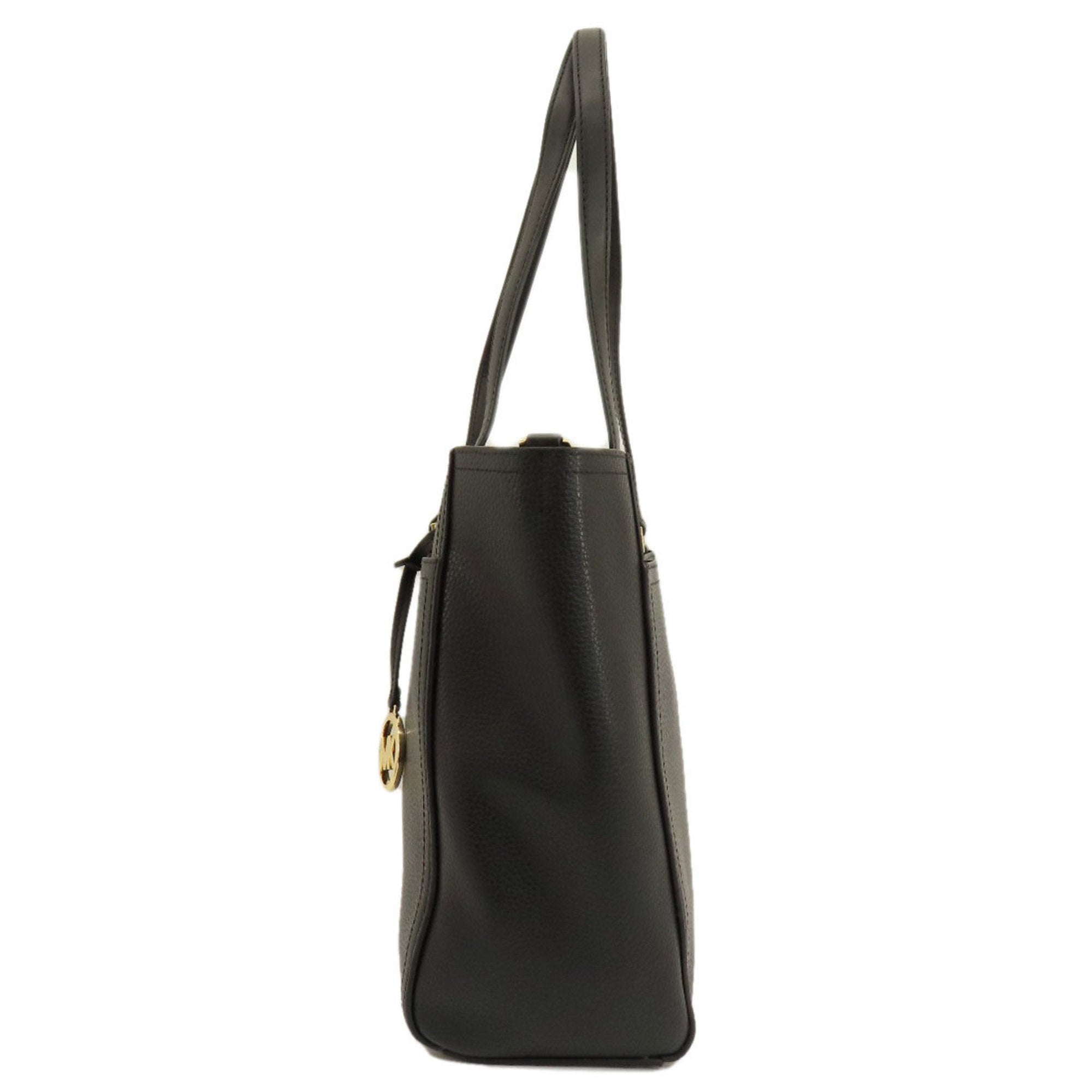 Michael Kors Black Leather Tote Bag (Pre-Owned)
