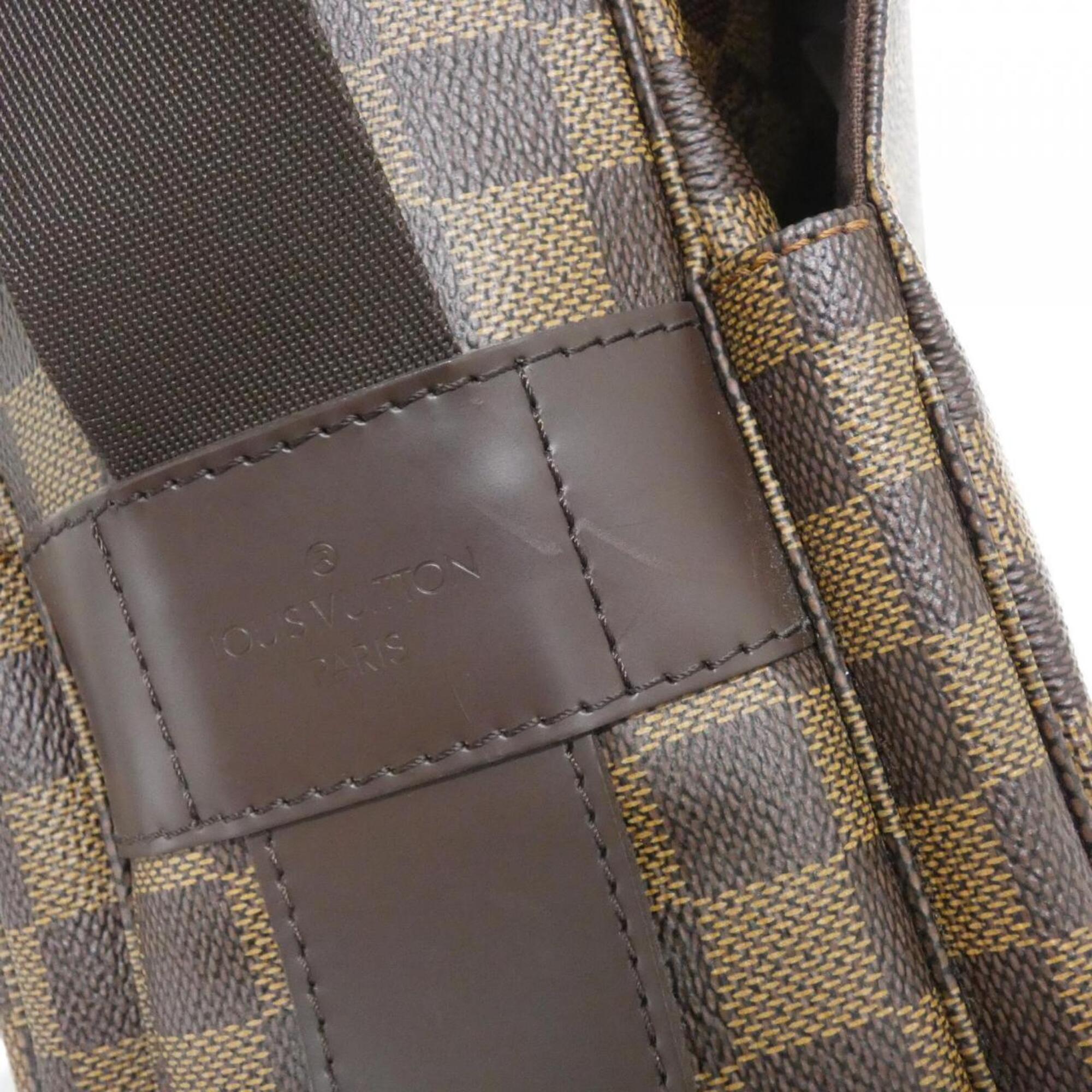 Louis Vuitton Brown Coated Canvas Shoulder Bag (Pre-Owned)