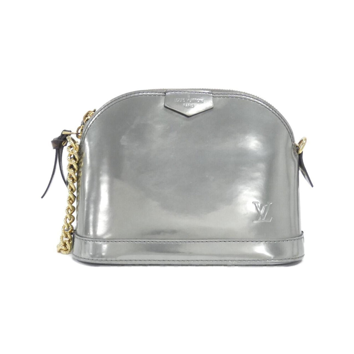 Louis Vuitton Monogram Vernis Gris Leather Shoulder Bag (Pre-Owned)