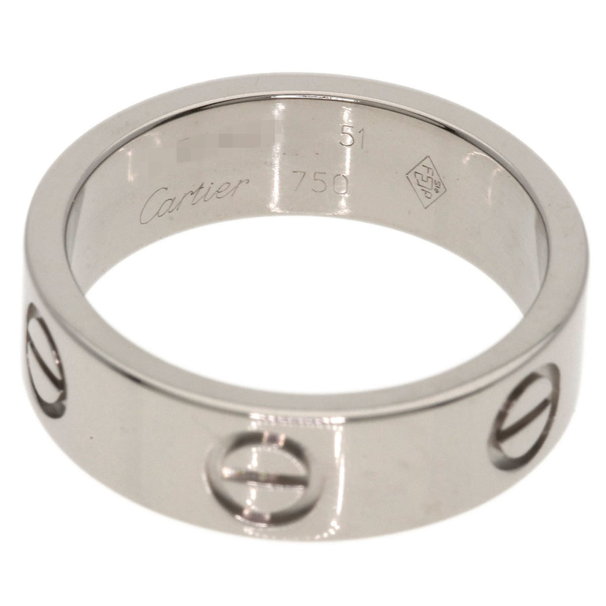 Cartier White Gold (18K) Band Ring (Pre-Owned)