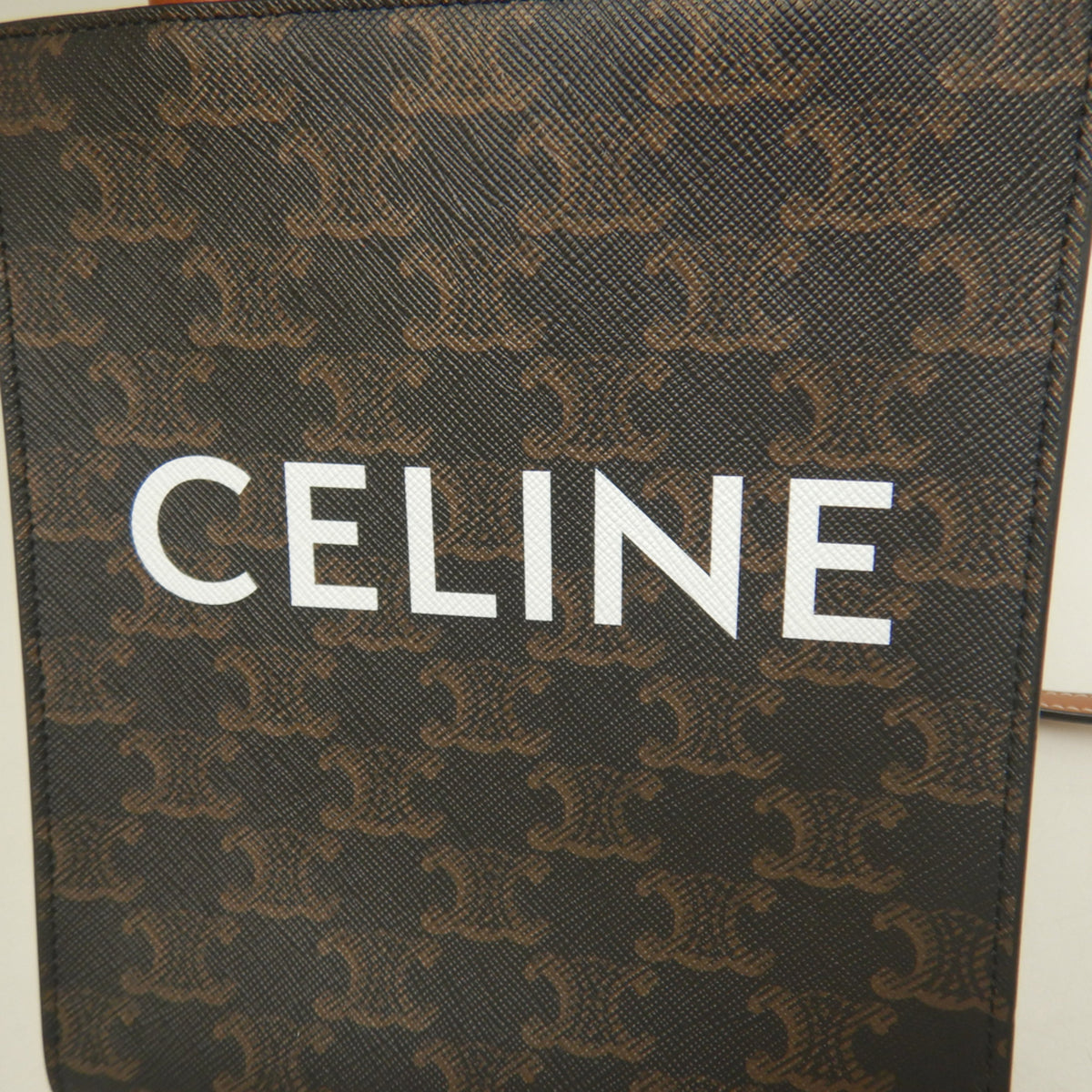 Celine Gold Coated Canvas Handbag (Pre-Owned)