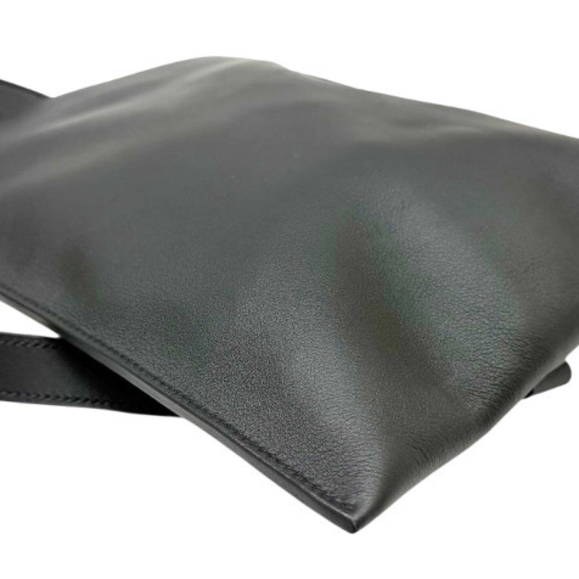 Hermes Black Swift Leather Sling Bag (Pre-Owned)