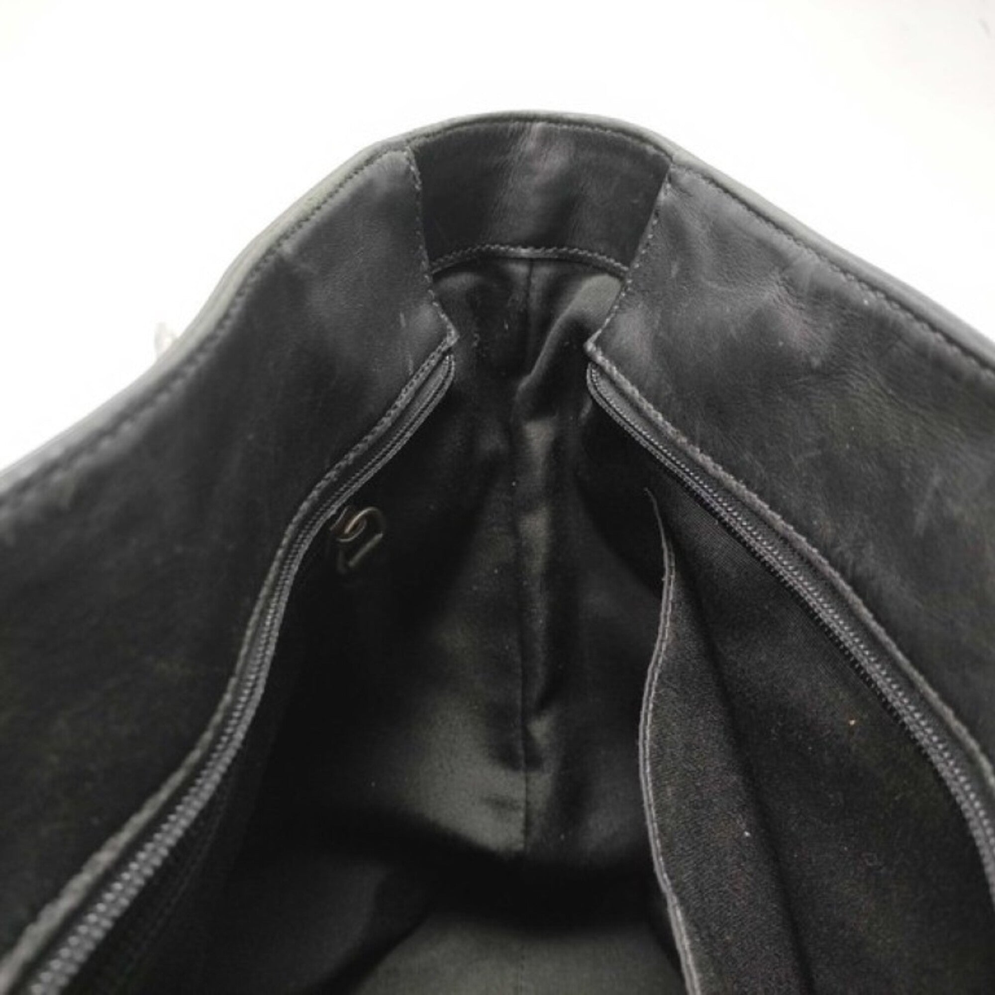 Coach Black Leather Handbag Shoulder Bag Tote Bag (Pre-Owned)