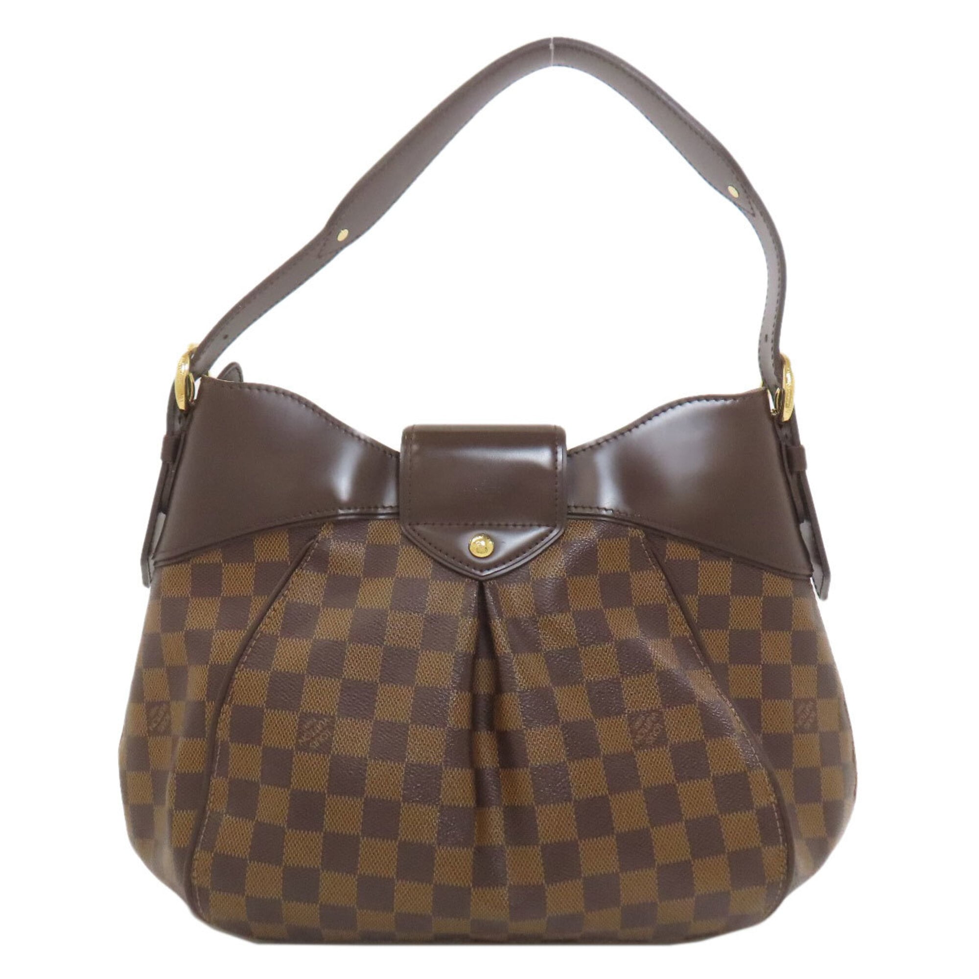 Louis Vuitton Damier Canvas Ebene Damier Canvas Shoulder Bag (Pre-Owned)