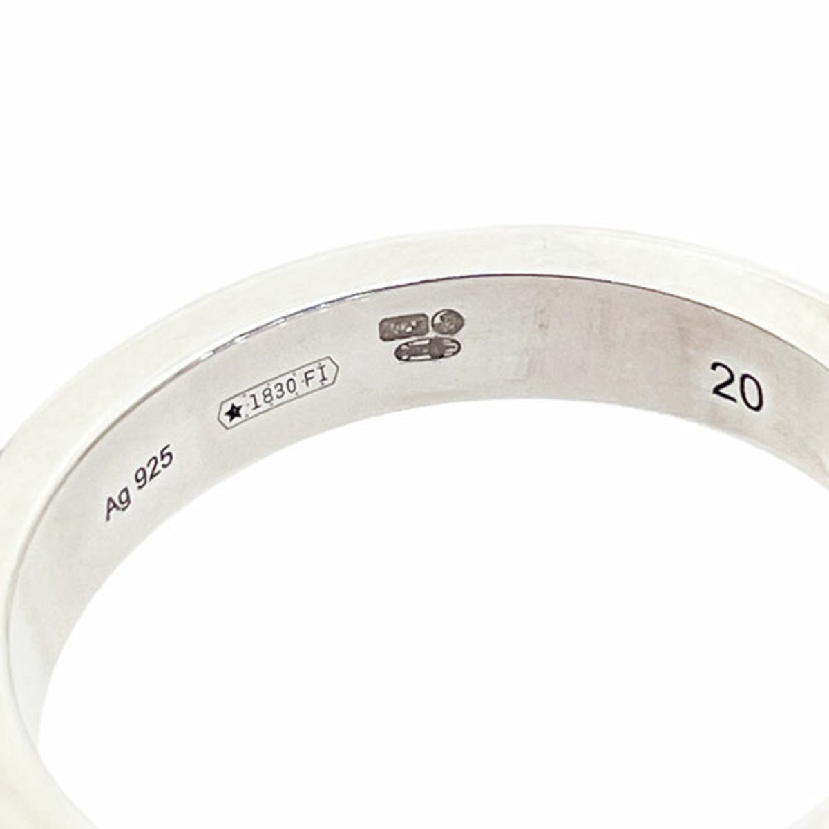 Gucci Silver Sterling Silver 925 Band Ring (Pre-Owned)