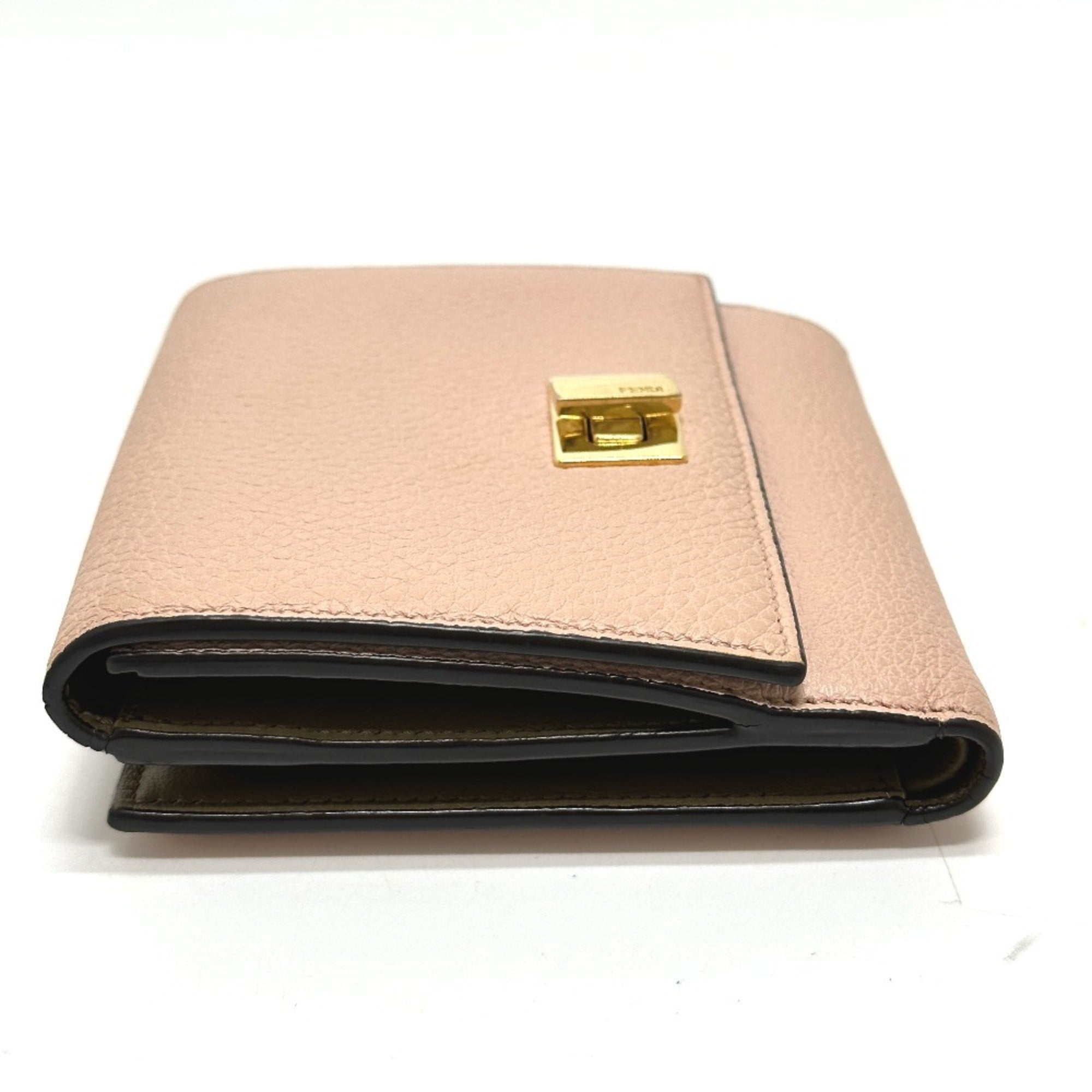 Fendi Pink Leather Wallet (Bi-Fold) (Pre-Owned)