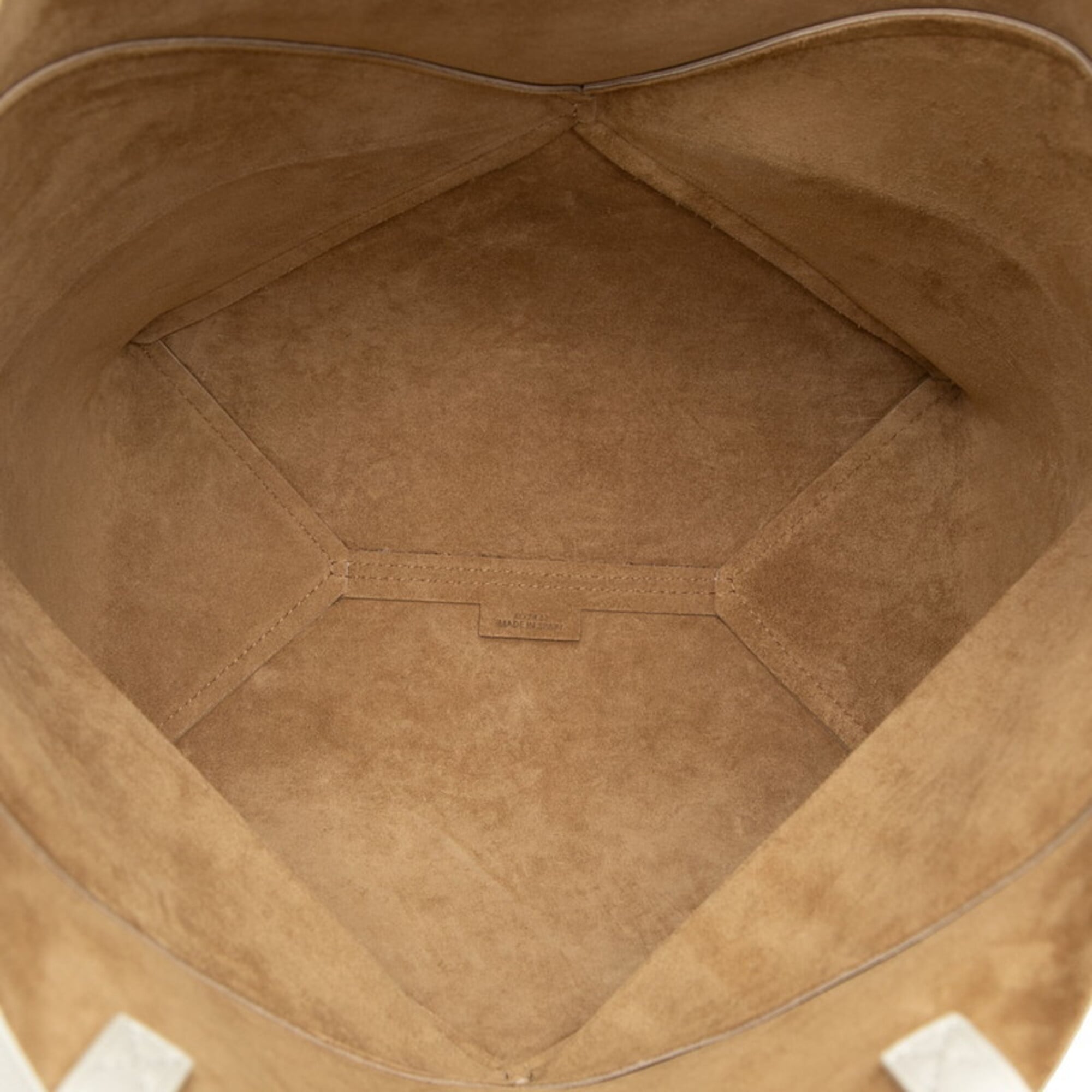 Loewe Beige Ivory Leather Handbag Tote Bag (Pre-Owned)
