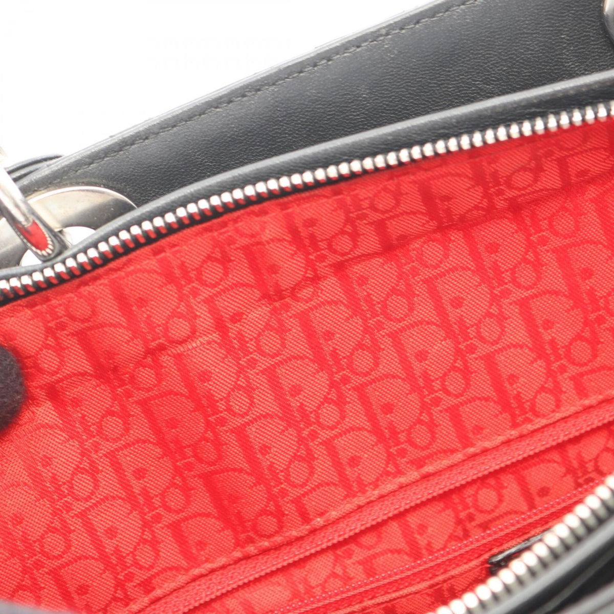 Christian Dior Black Leather Handbag (Pre-Owned)
