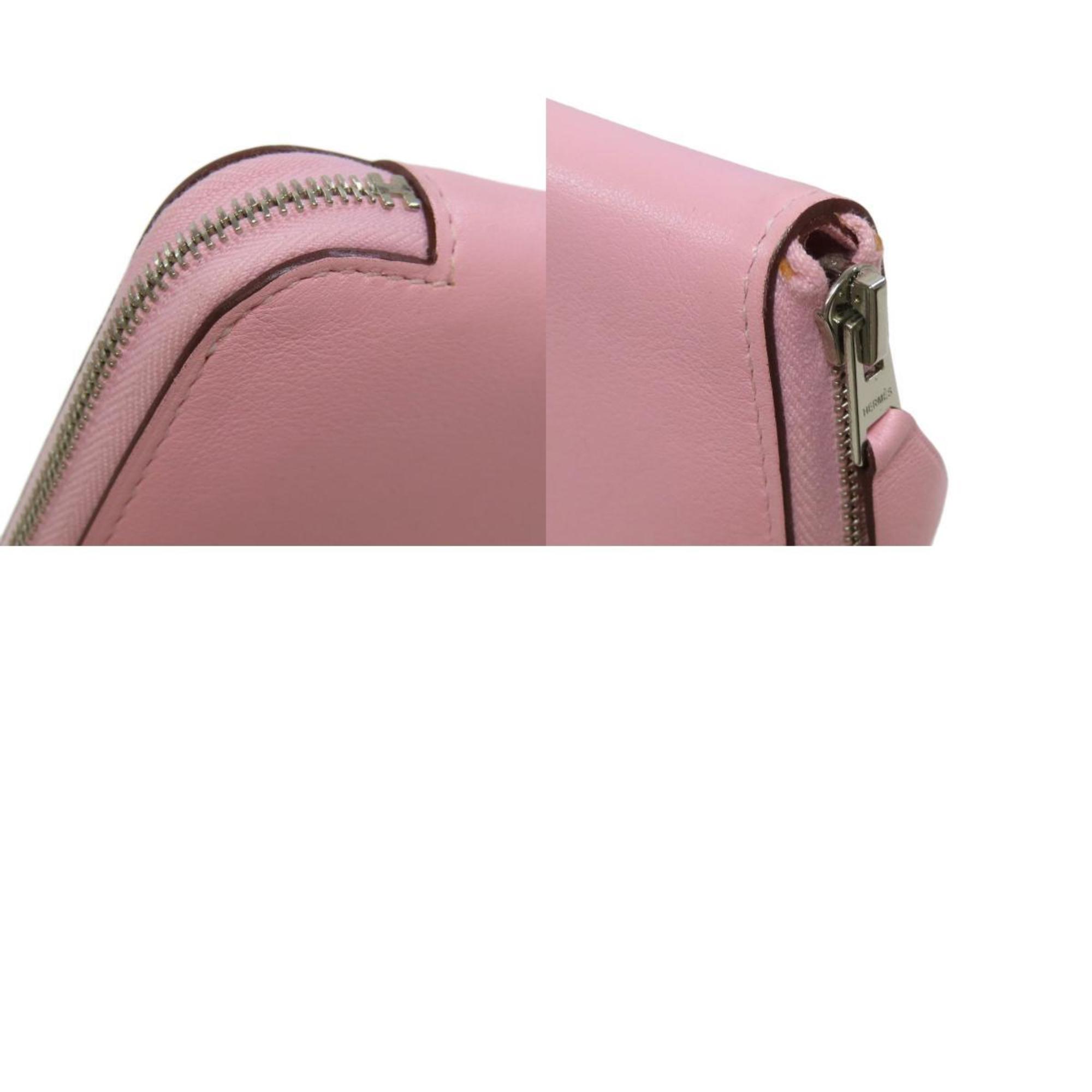 Hermes Pink Swift Leather Long Wallet (Bi-Fold) (Pre-Owned)