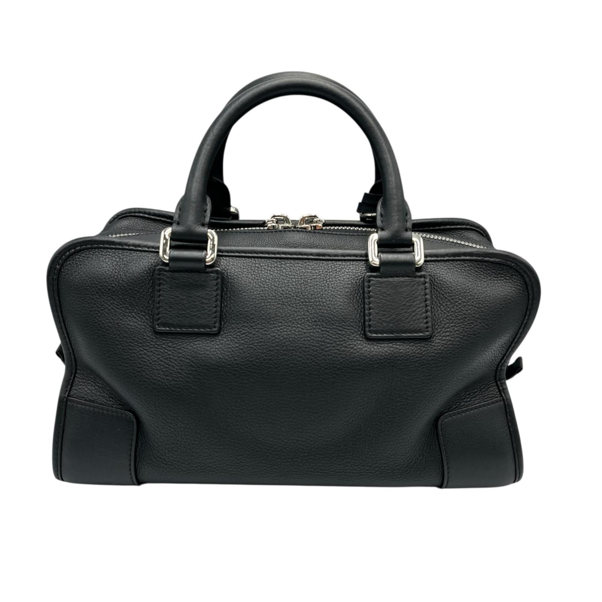 Loewe Black Leather Handbag Shoulder Bag (Pre-Owned)