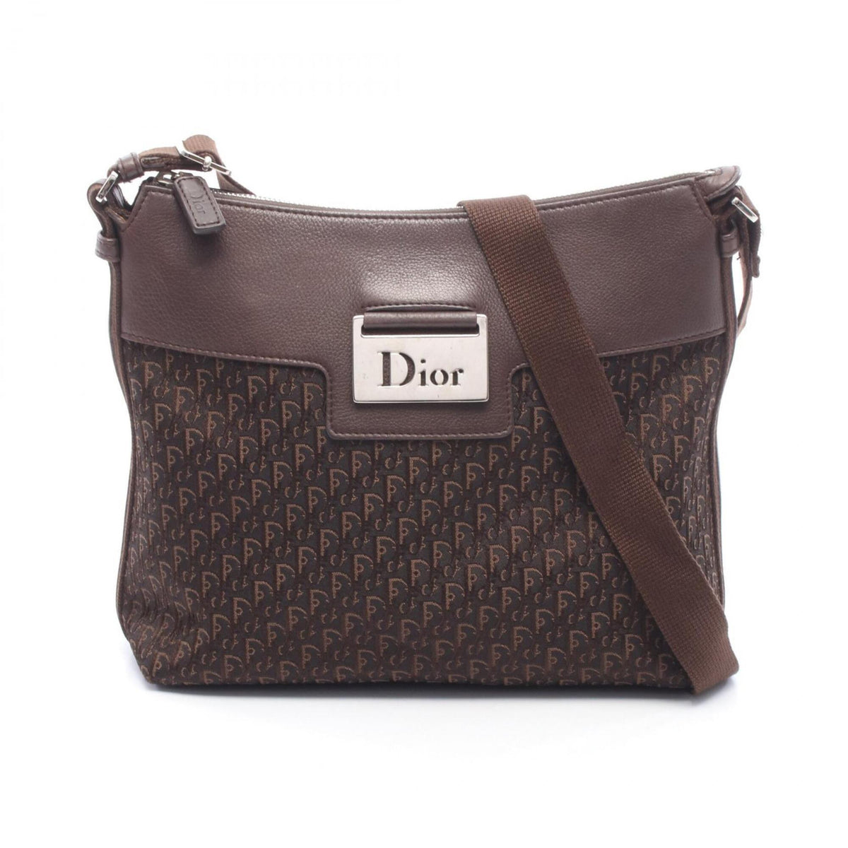 Christian Dior Brown Trotter Handbag Shoulder Bag (Pre-Owned)