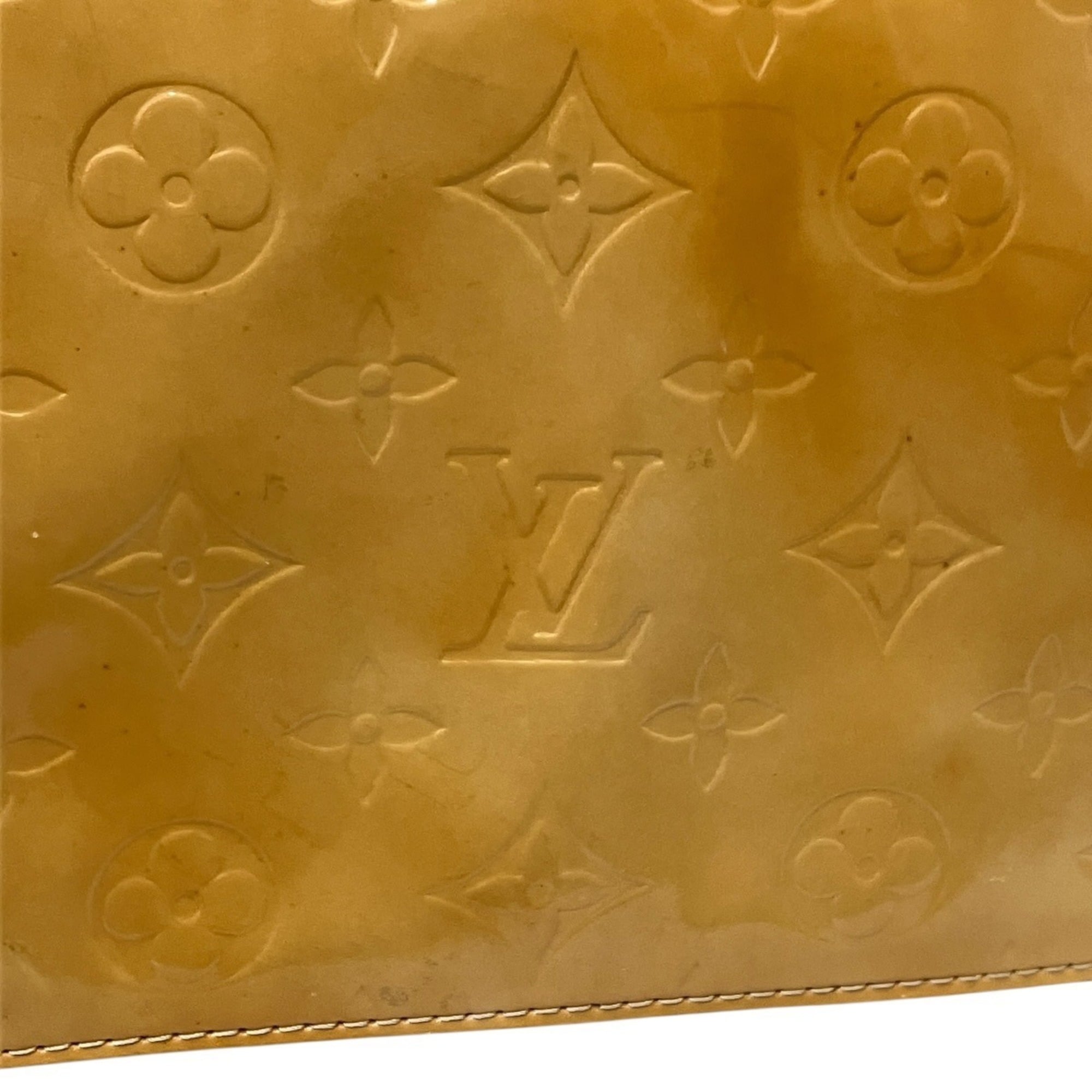 Louis Vuitton Monogram Vernis Lime Yellow Monogram Vernis Shoulder Bag (Pre-Owned)