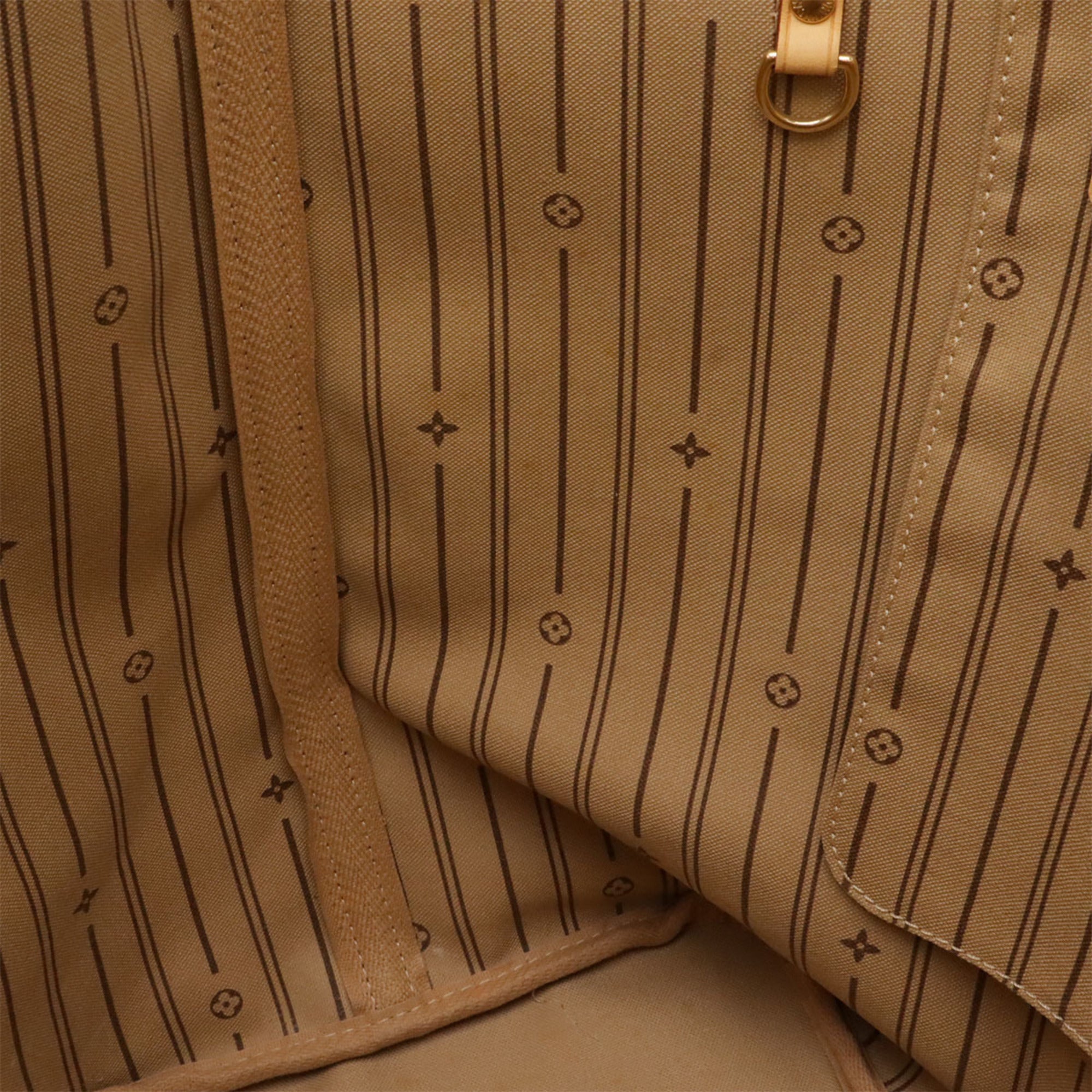 Louis Vuitton Brown Monogram Canvas Shoulder Bag Tote Bag (Pre-Owned)