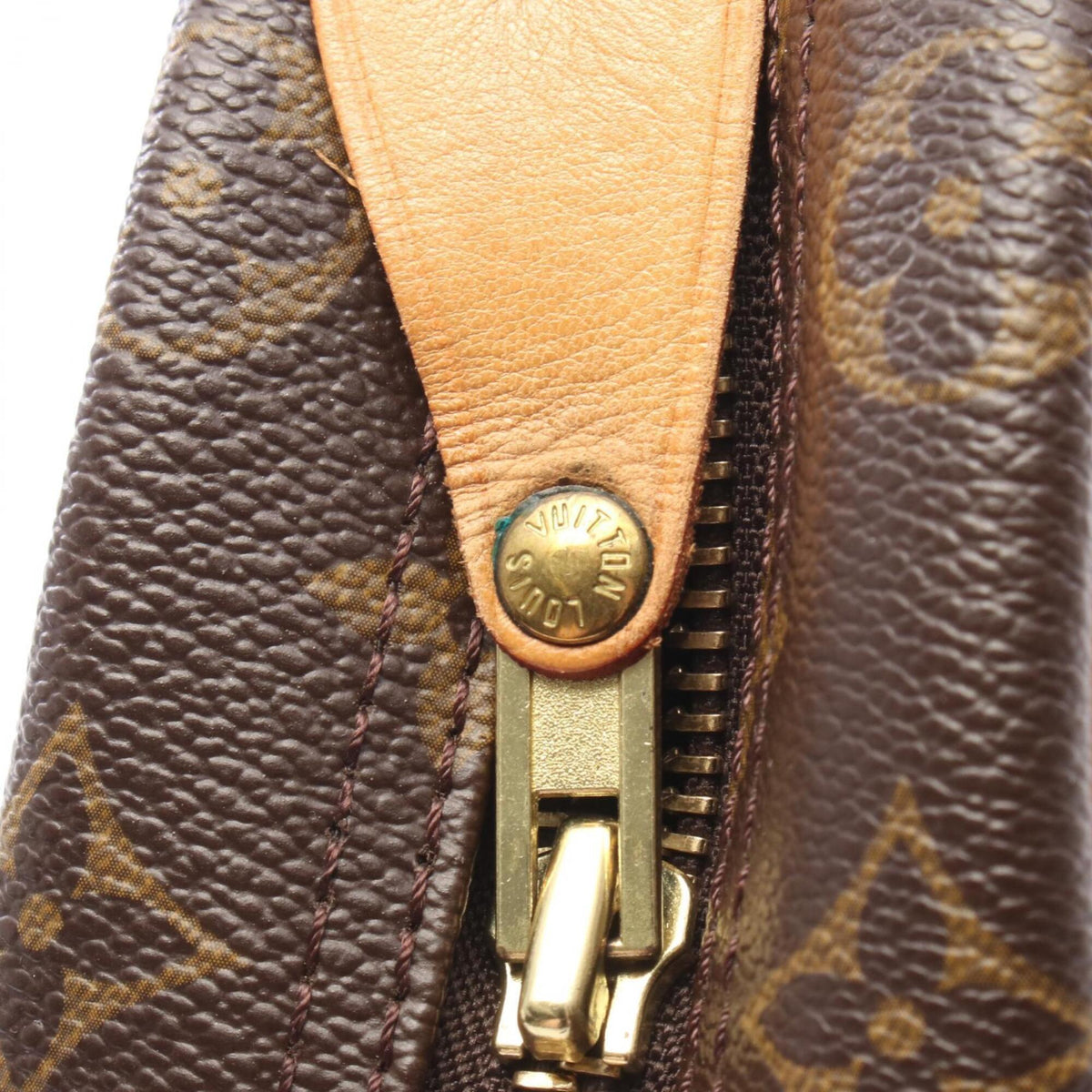 Louis Vuitton Brown Monogram Monogram Leather Handbag Shoulder Bag (Pre-Owned)