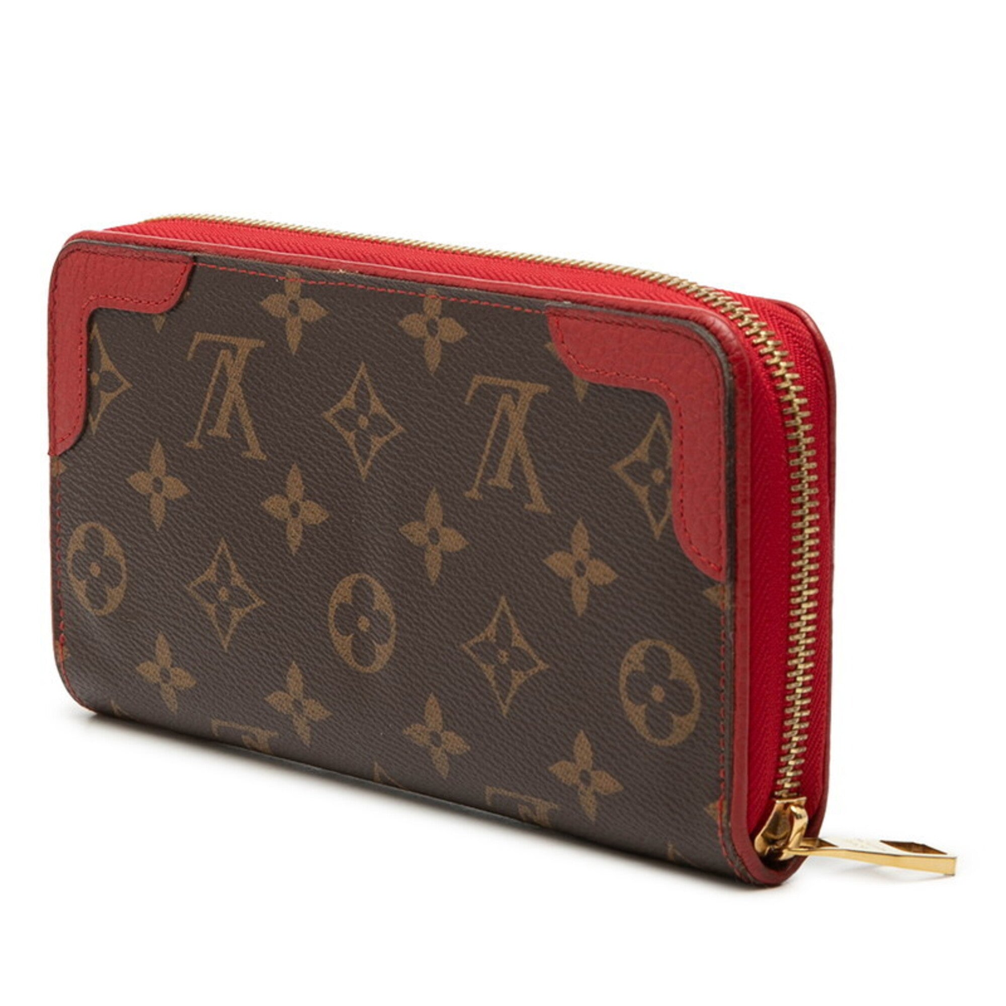 Louis Vuitton Monogram Brown Cerise Monogram Monogram Coin Purse/Coin Case (Pre-Owned)