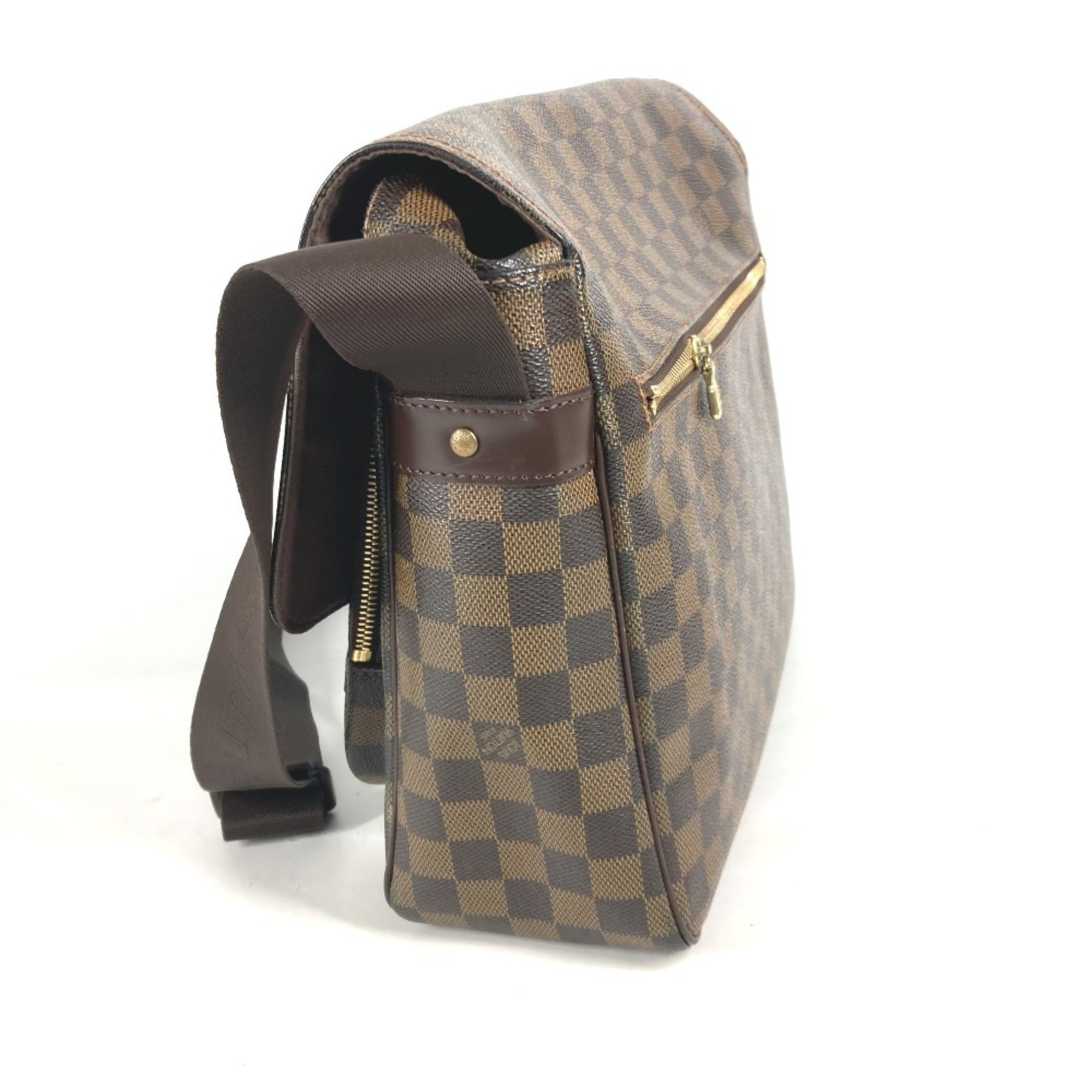 Louis Vuitton Brown Damier Canvas Messenger Bag Shoulder Bag (Pre-Owned)