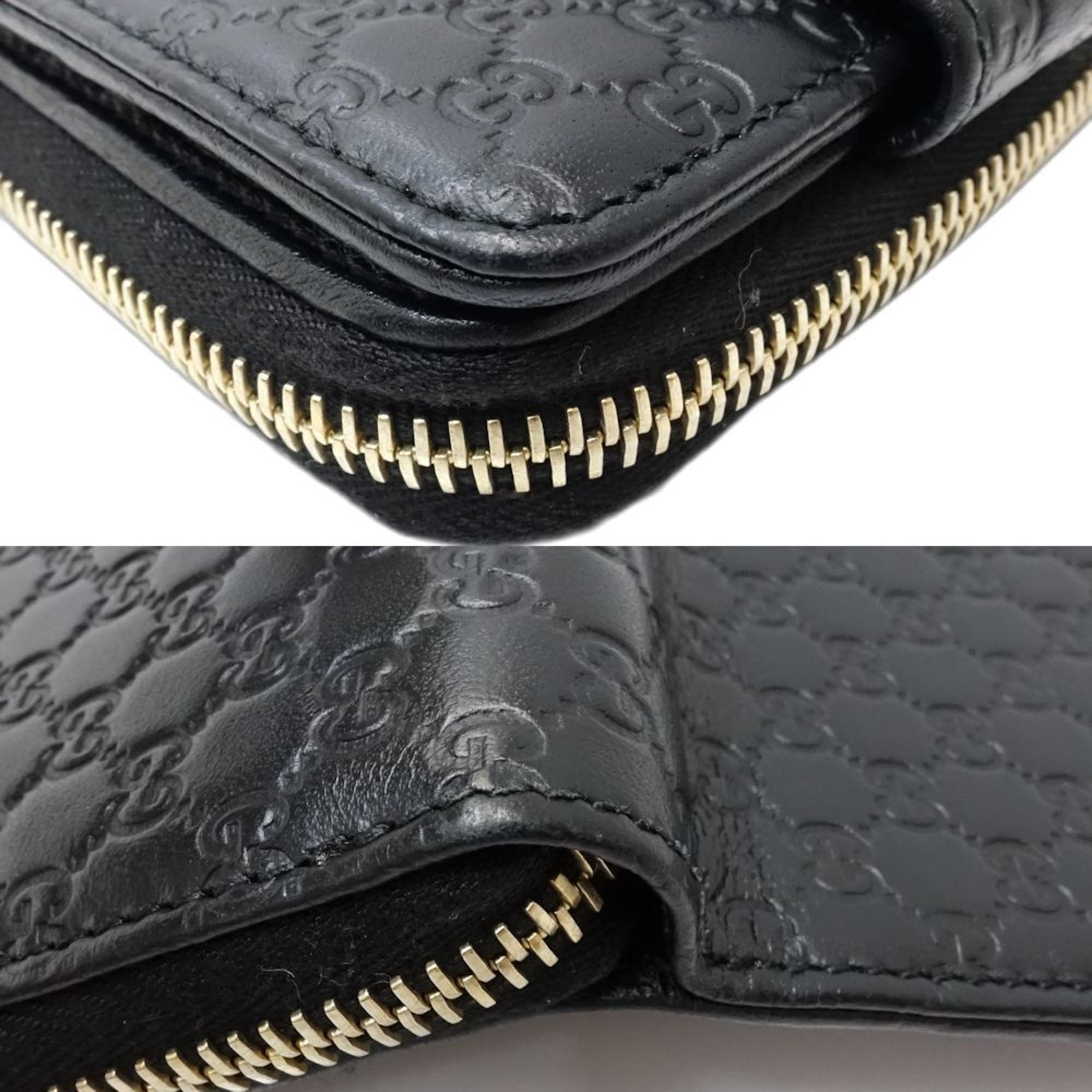 Gucci Black Leather Wallet (Bi-Fold) (Pre-Owned)