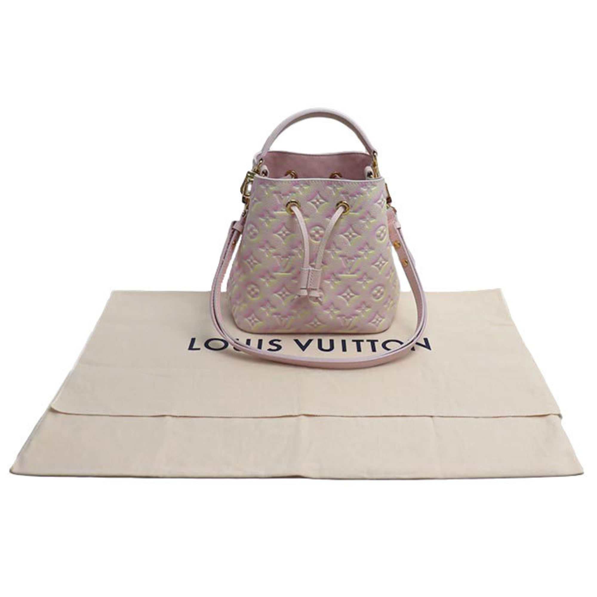 Louis Vuitton Pink Monogram Empreinte Shoulder Bag (Pre-Owned)