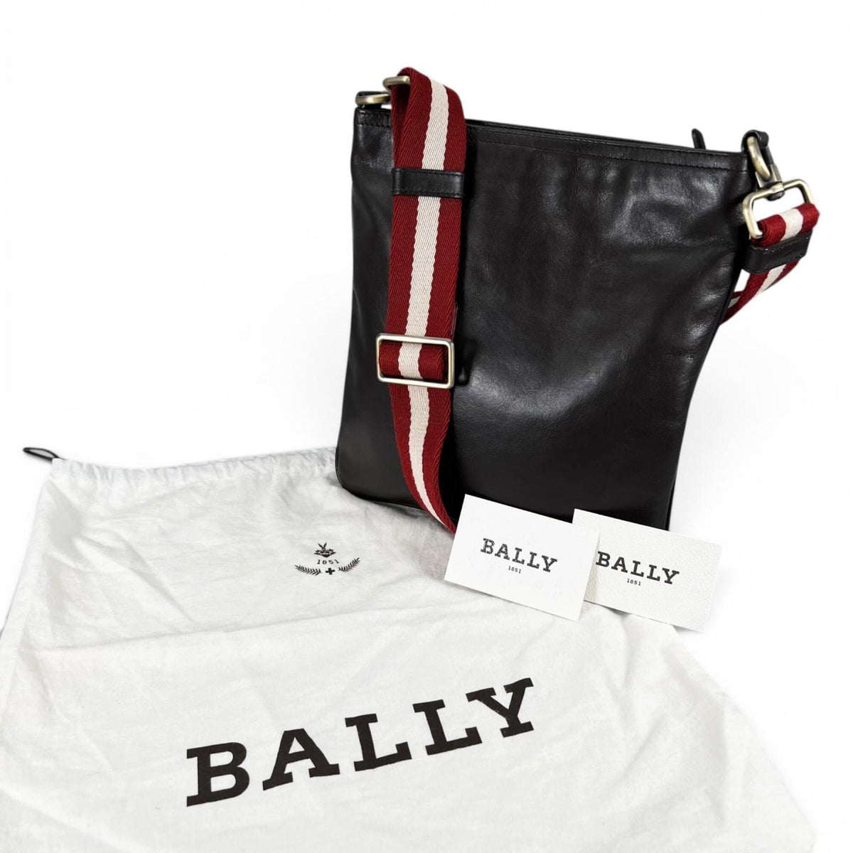 Bally Dark Brown Leather Shoulder Bag (Pre-Owned)