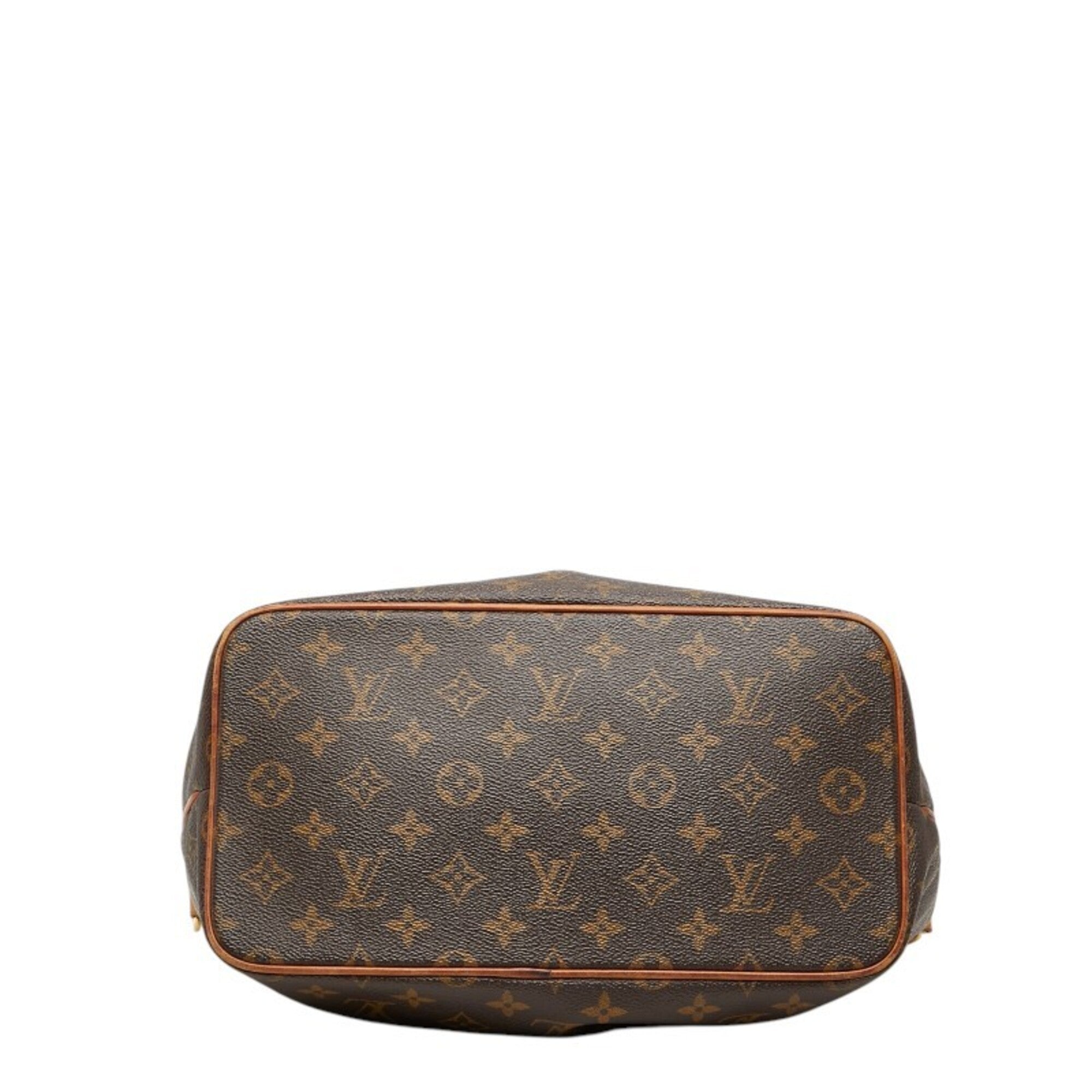 Louis Vuitton Brown Pvc Leather Handbag Shoulder Bag (Pre-Owned)