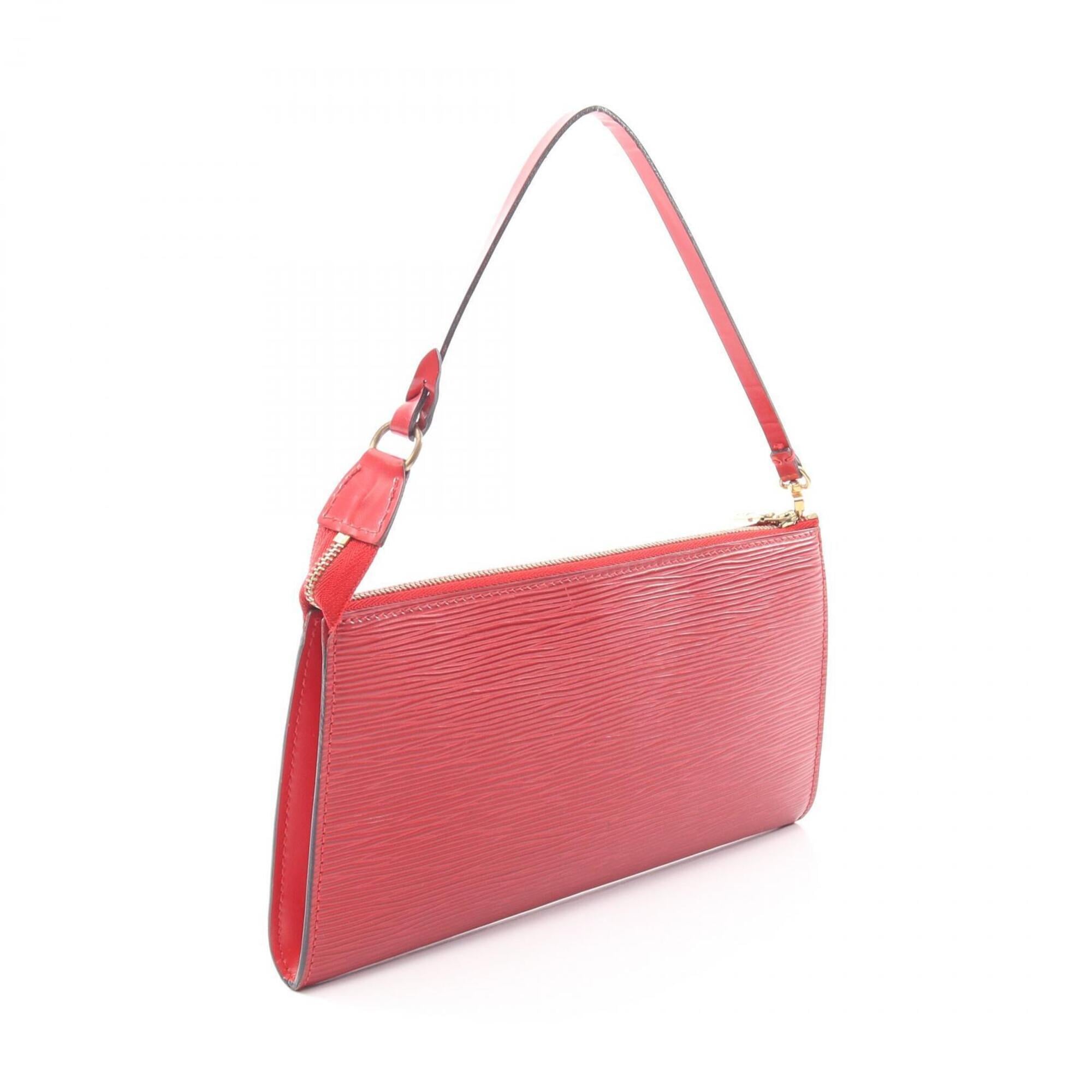 Louis Vuitton Epi Castilian Red Red Color Leather Handbag (Pre-Owned)