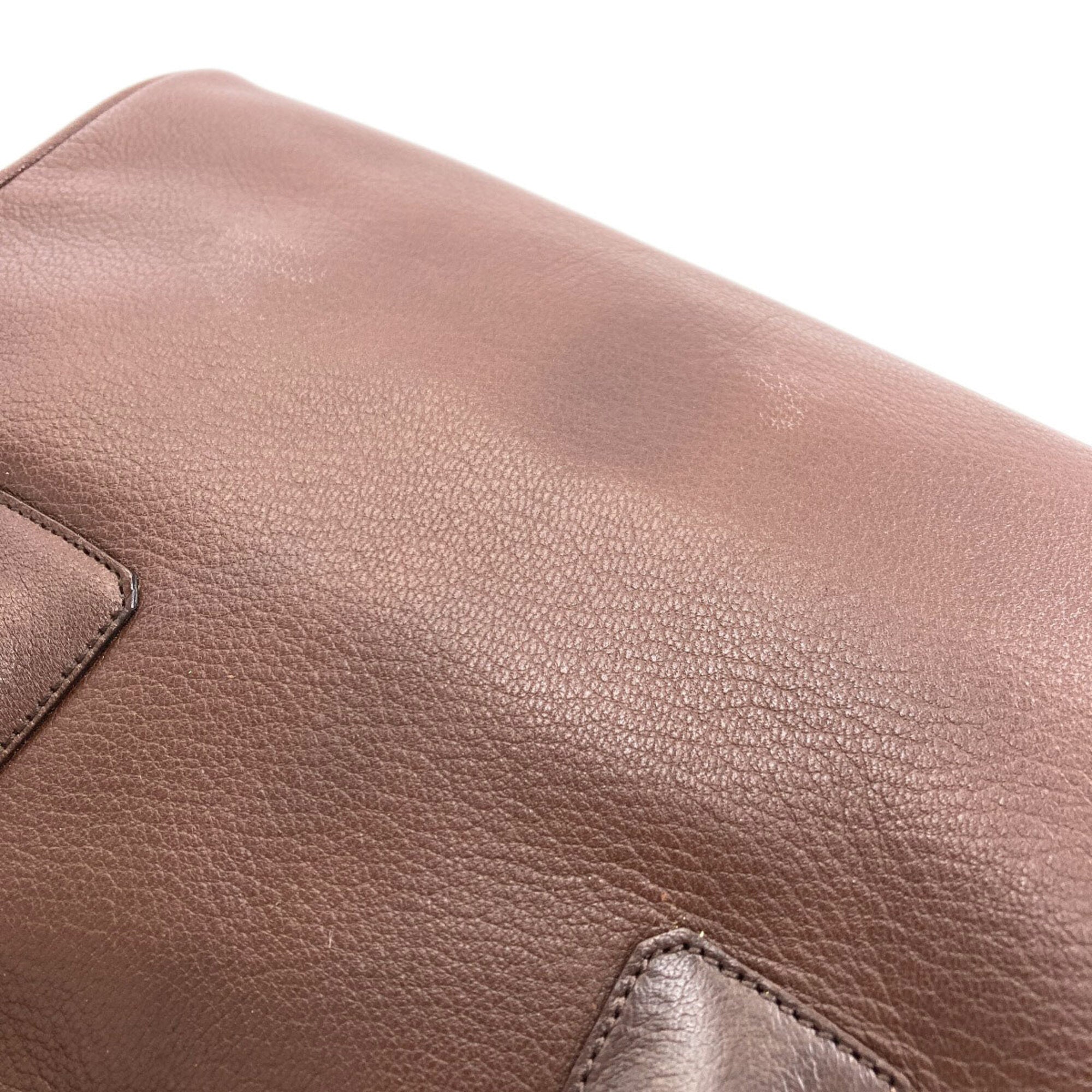 Prada Brown Leather Handbag (Pre-Owned)