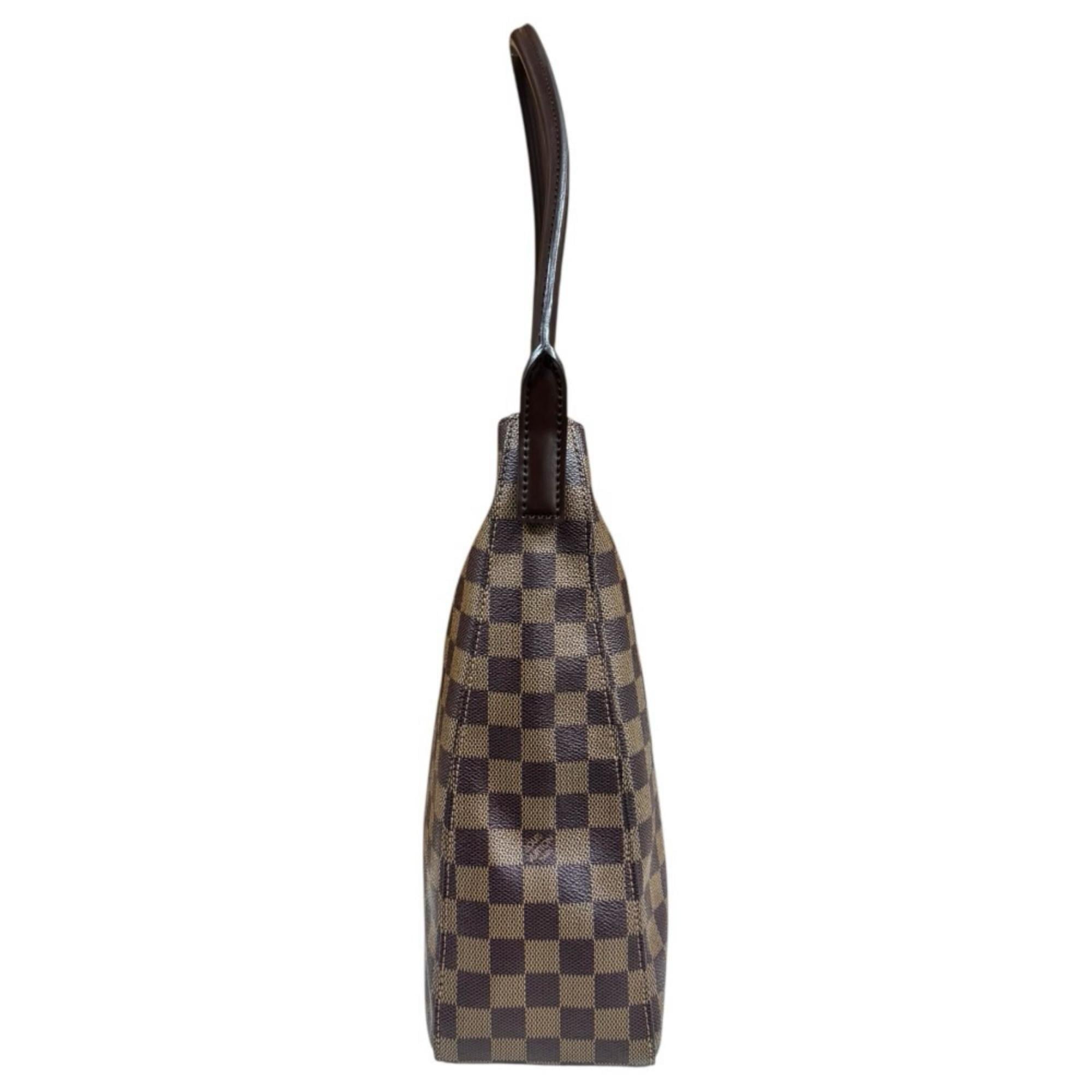 Louis Vuitton Damier Brown Damier Canvas Or Damier Canvas Shoulder Bag (Pre-Owned)