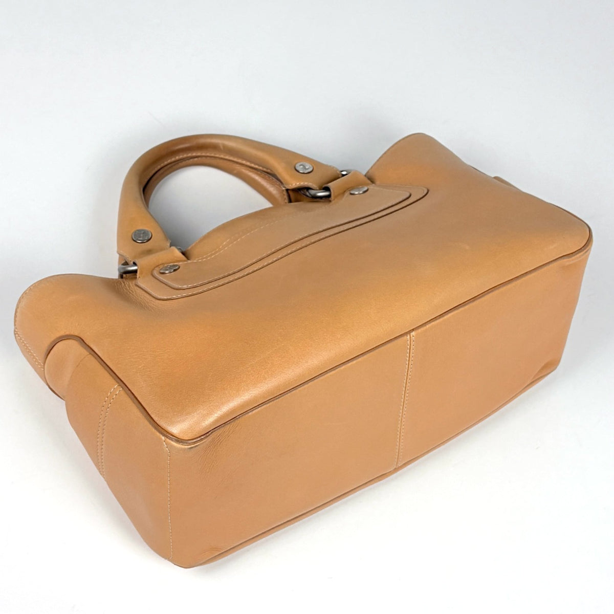 Celine Boogie Beige Leather Handbag (Pre-Owned)