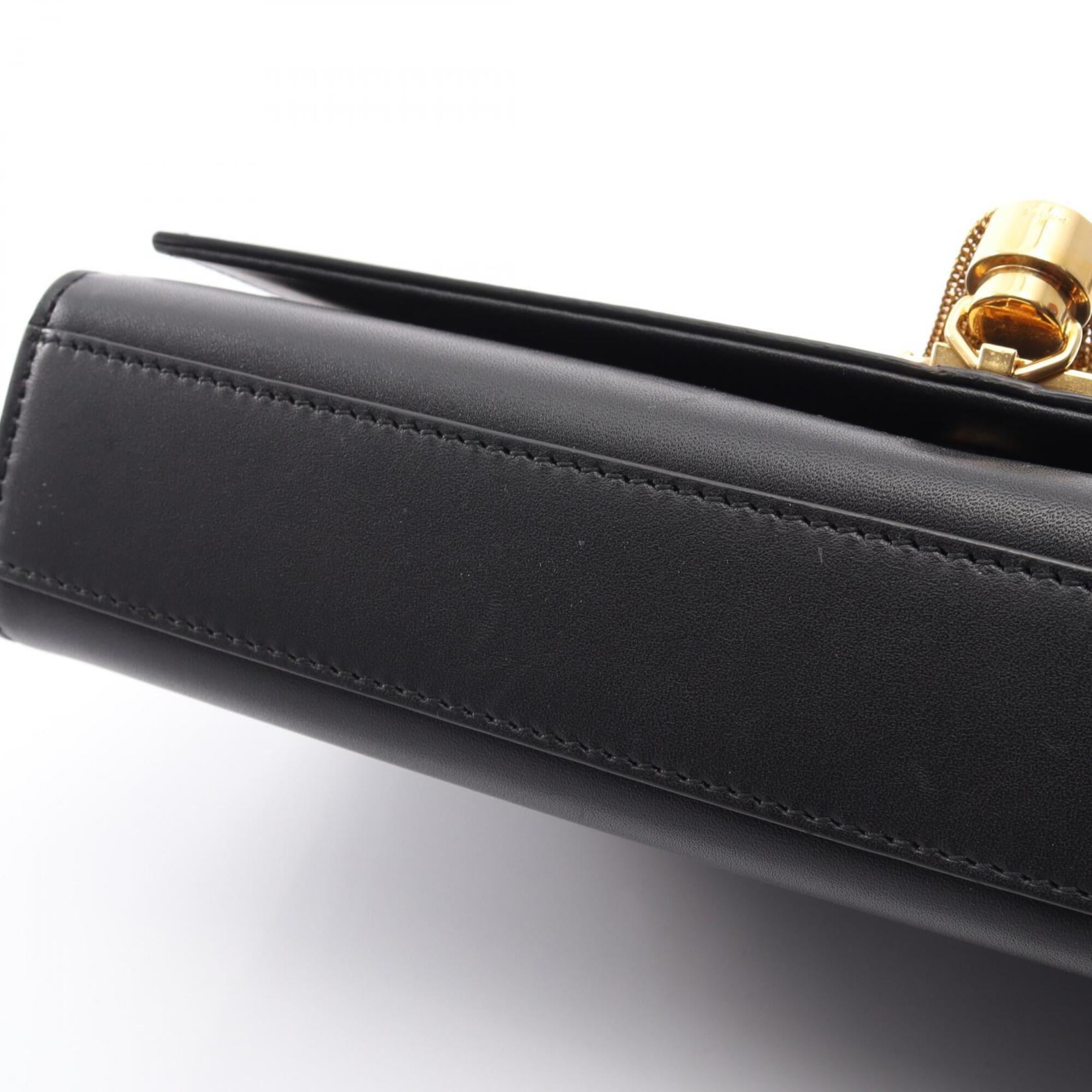 Saint Laurent Black Leather Handbag Shoulder Bag (Pre-Owned)