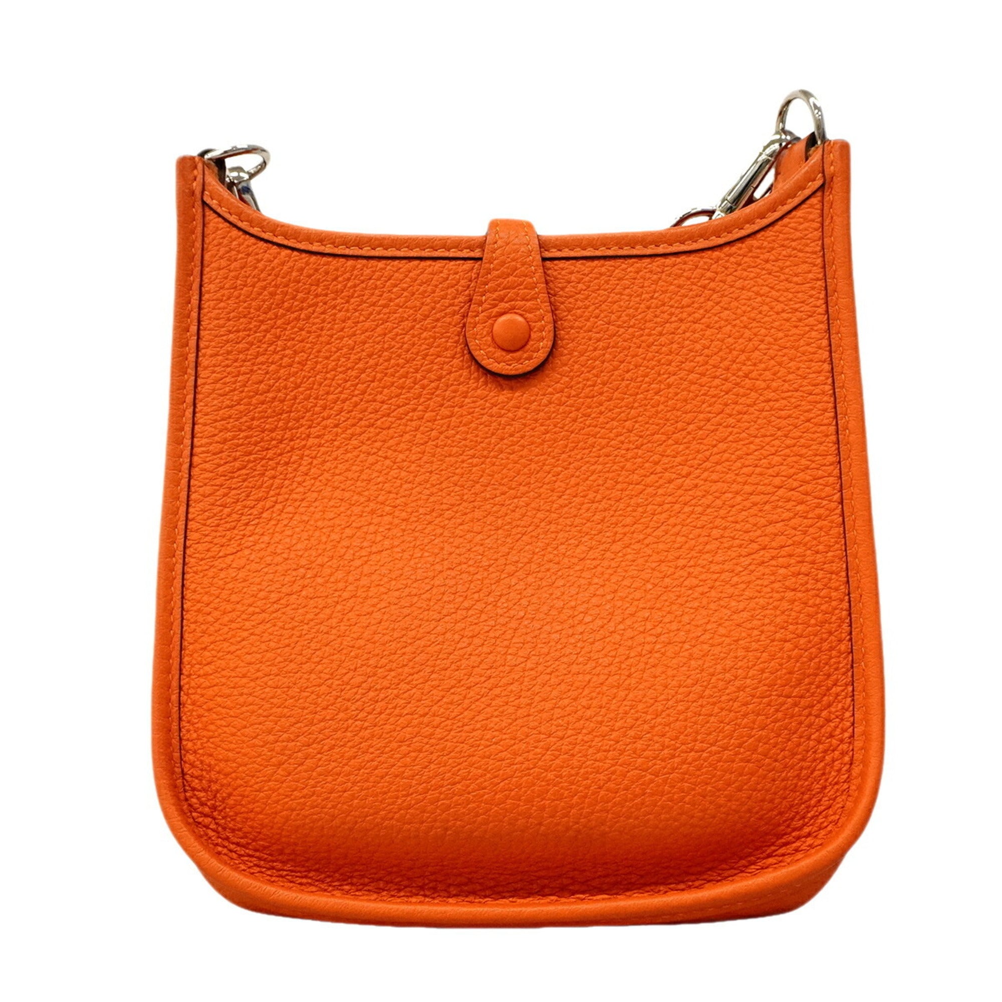 Hermes Capucine Taurillon Clemence Leather Shoulder Bag (Pre-Owned)