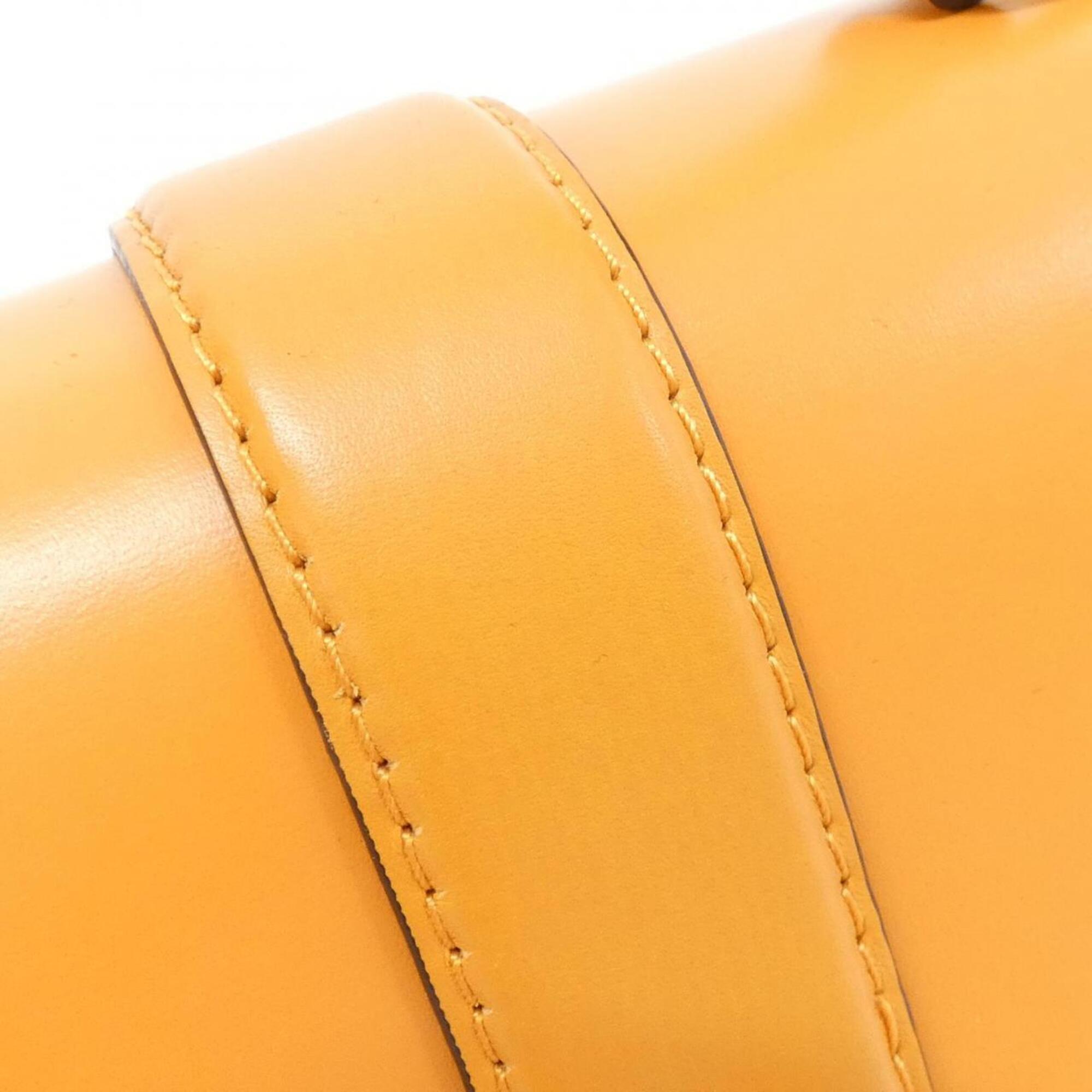 Louis Vuitton Orange Leather Handbag (Pre-Owned)