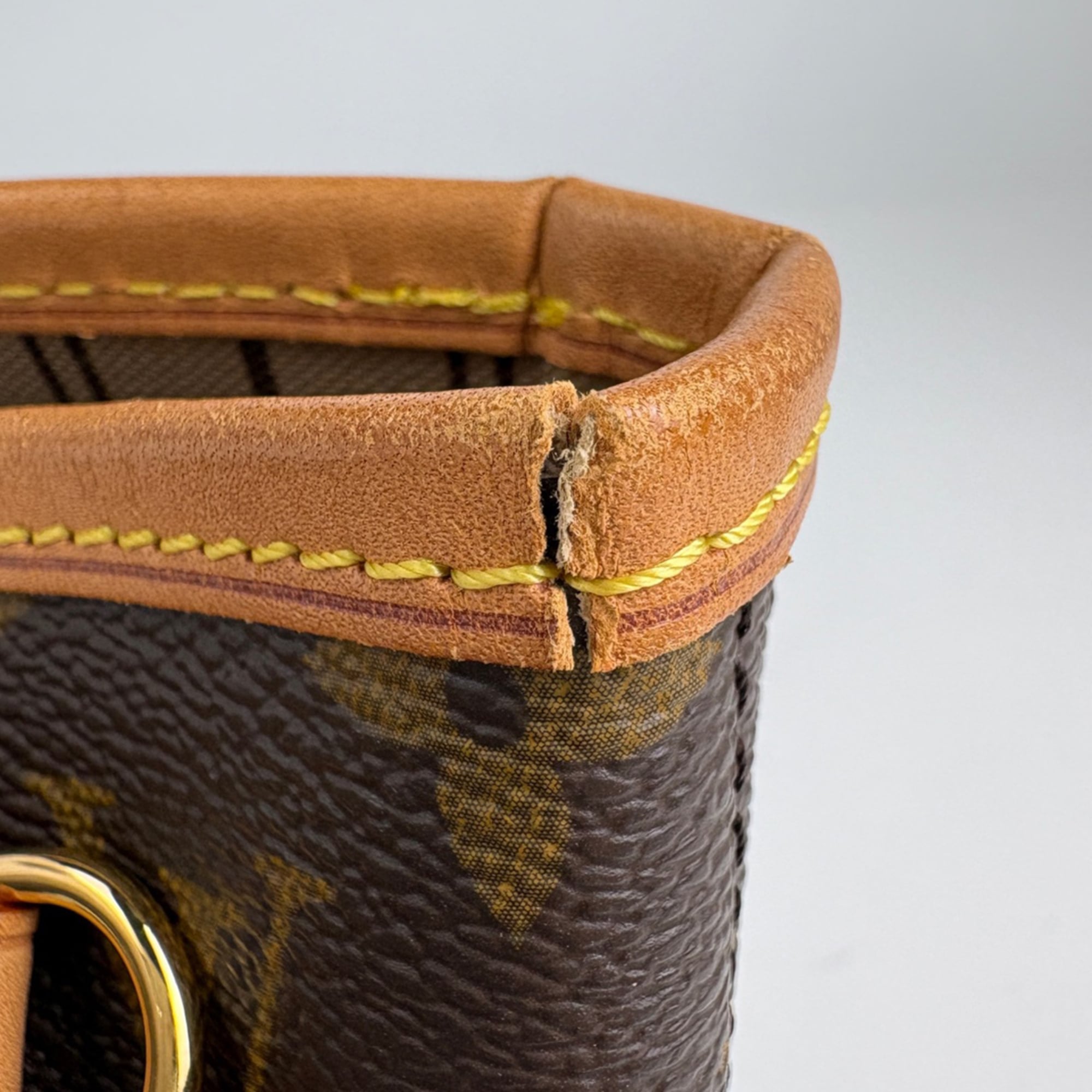 Louis Vuitton Brown Monogram Handbag Tote Bag (Pre-Owned)