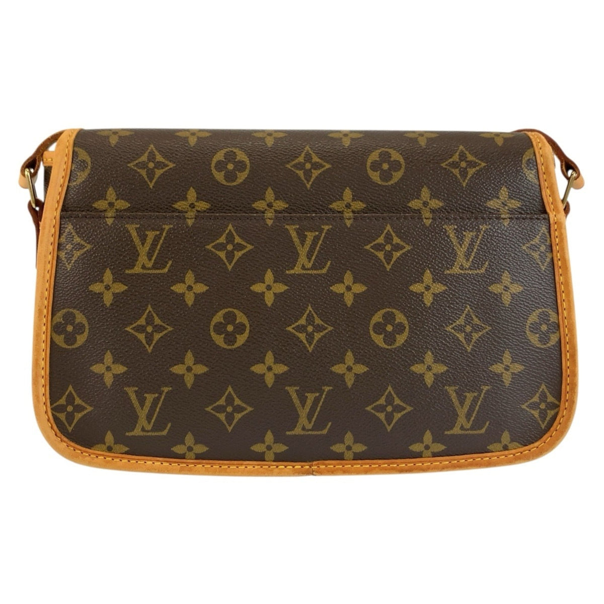 Louis Vuitton Brown Pvc Leather Messenger Bag Shoulder Bag (Pre-Owned)