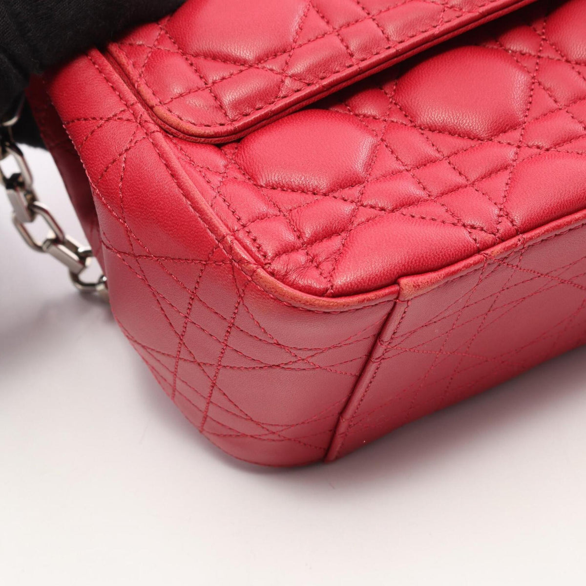 Christian Dior Pink Leather Handbag Shoulder Bag (Pre-Owned)
