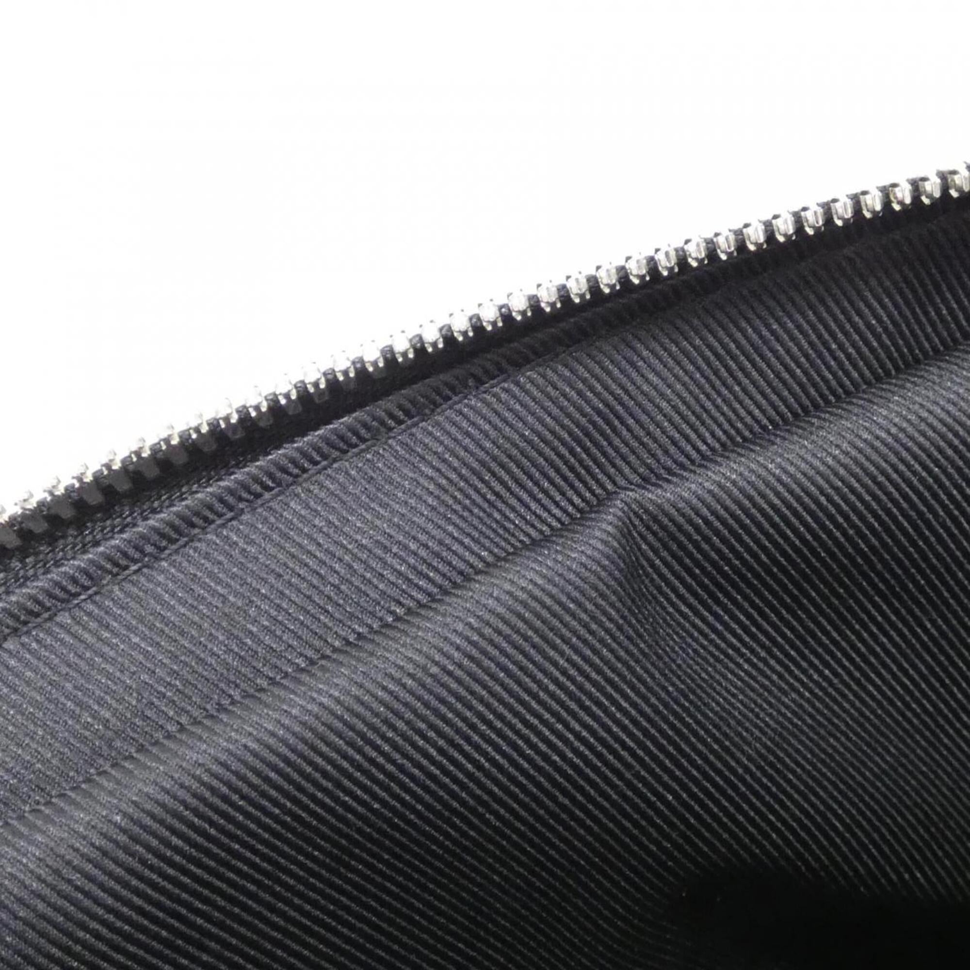 Louis Vuitton Black Coated Canvas Leather Shoulder Bag (Pre-Owned)