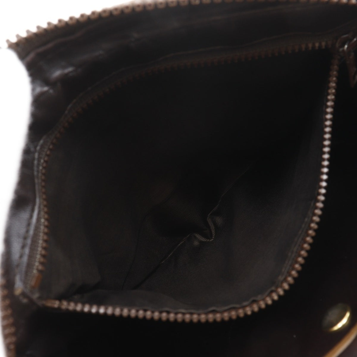 Celine Brown Pvc Clutch Bag (Pre-Owned)