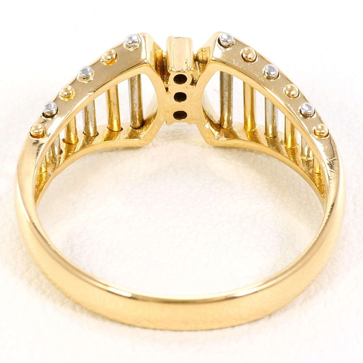 Unbranded Platinum Yellow Gold Yellow Gold (18K) Platinum 900 Band Ring (Pre-Owned)