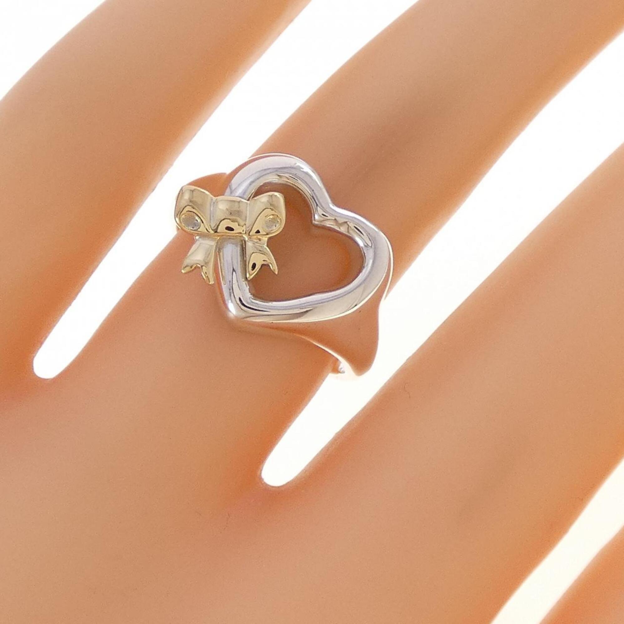 Tiffany Yellow Gold (18K) Silver 925 Band Ring (Pre-Owned)