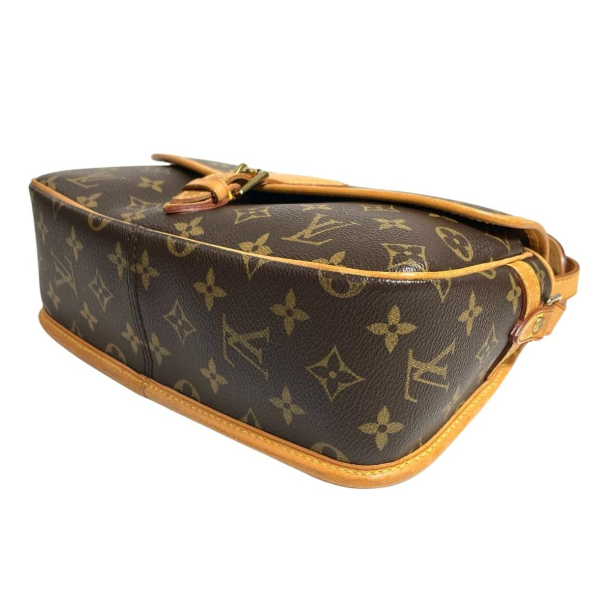 Louis Vuitton Brown Monogram Canvas Shoulder Bag (Pre-Owned)