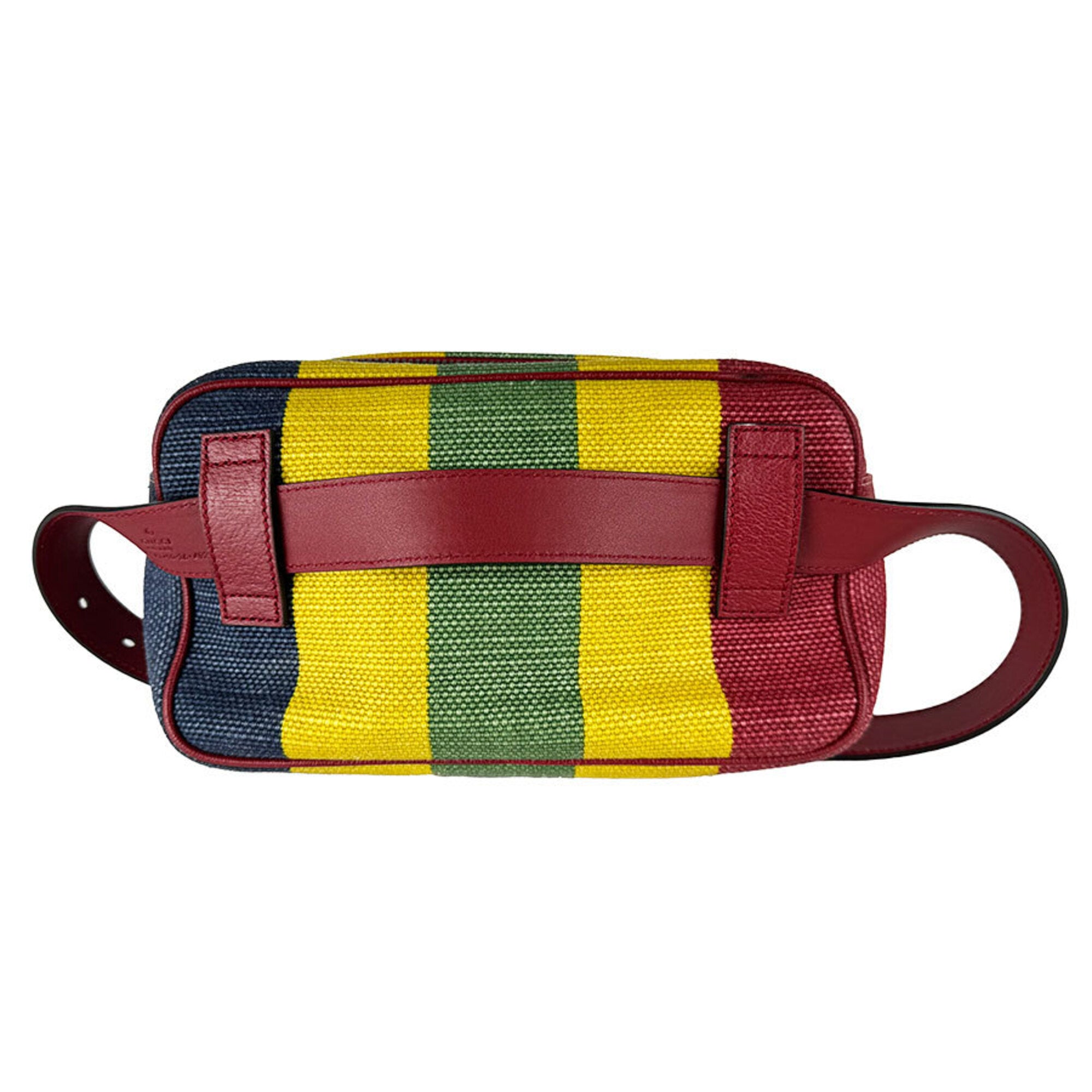 Gucci Multi-Color Canvas Leather Fanny Pack (Pre-Owned)