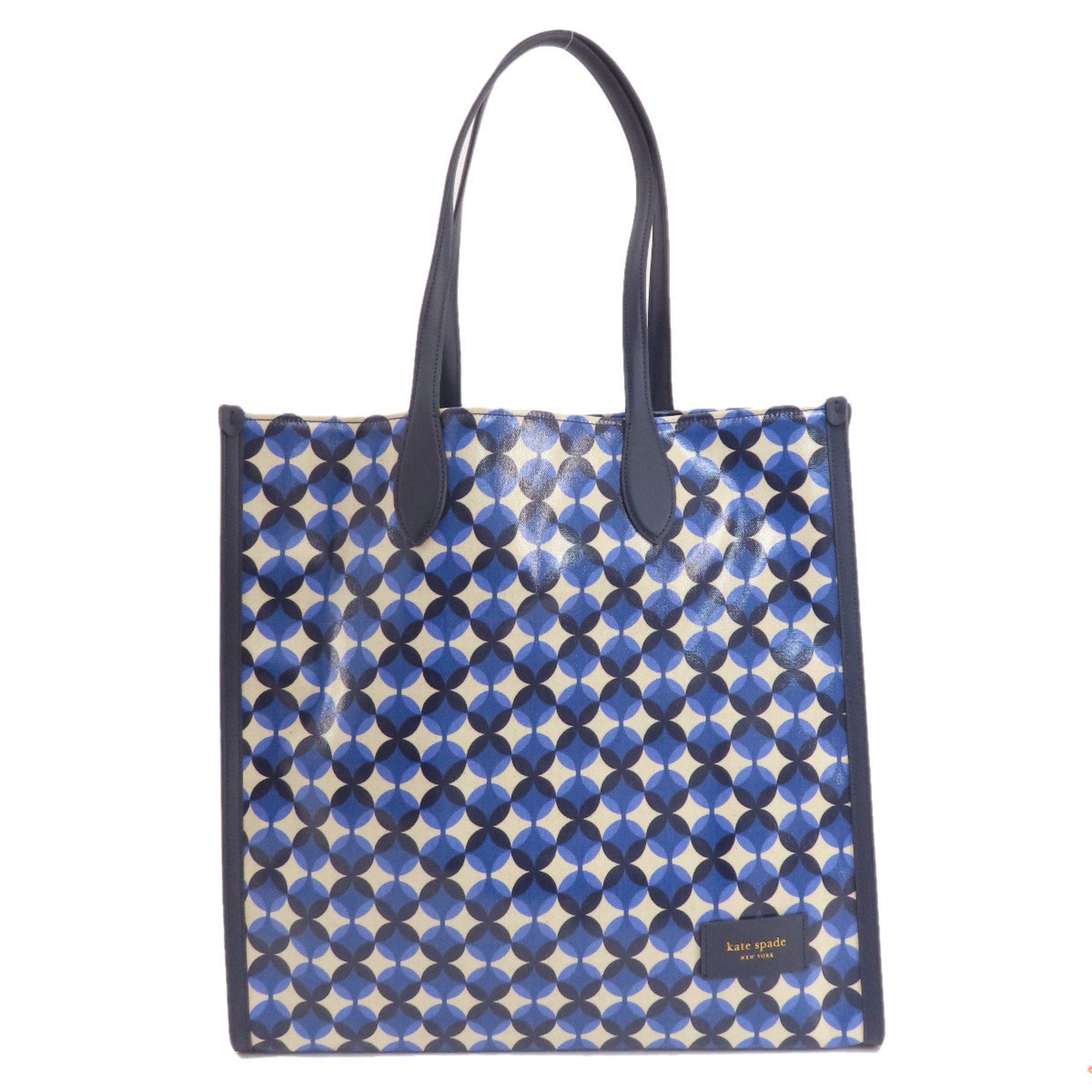 Kate Spade Blue Pvc Tote Bag (Pre-Owned)