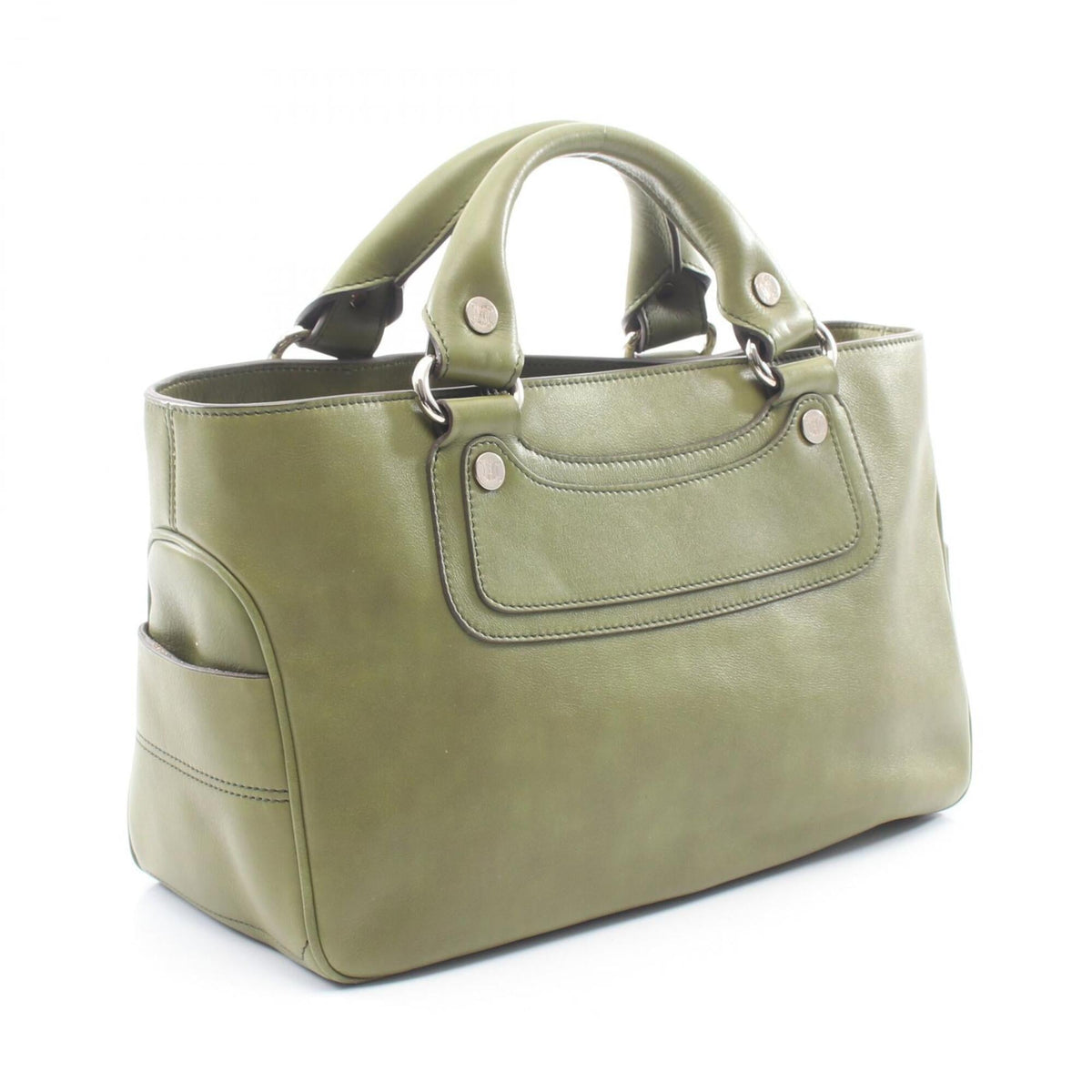Celine Green Leather Handbag (Pre-Owned)