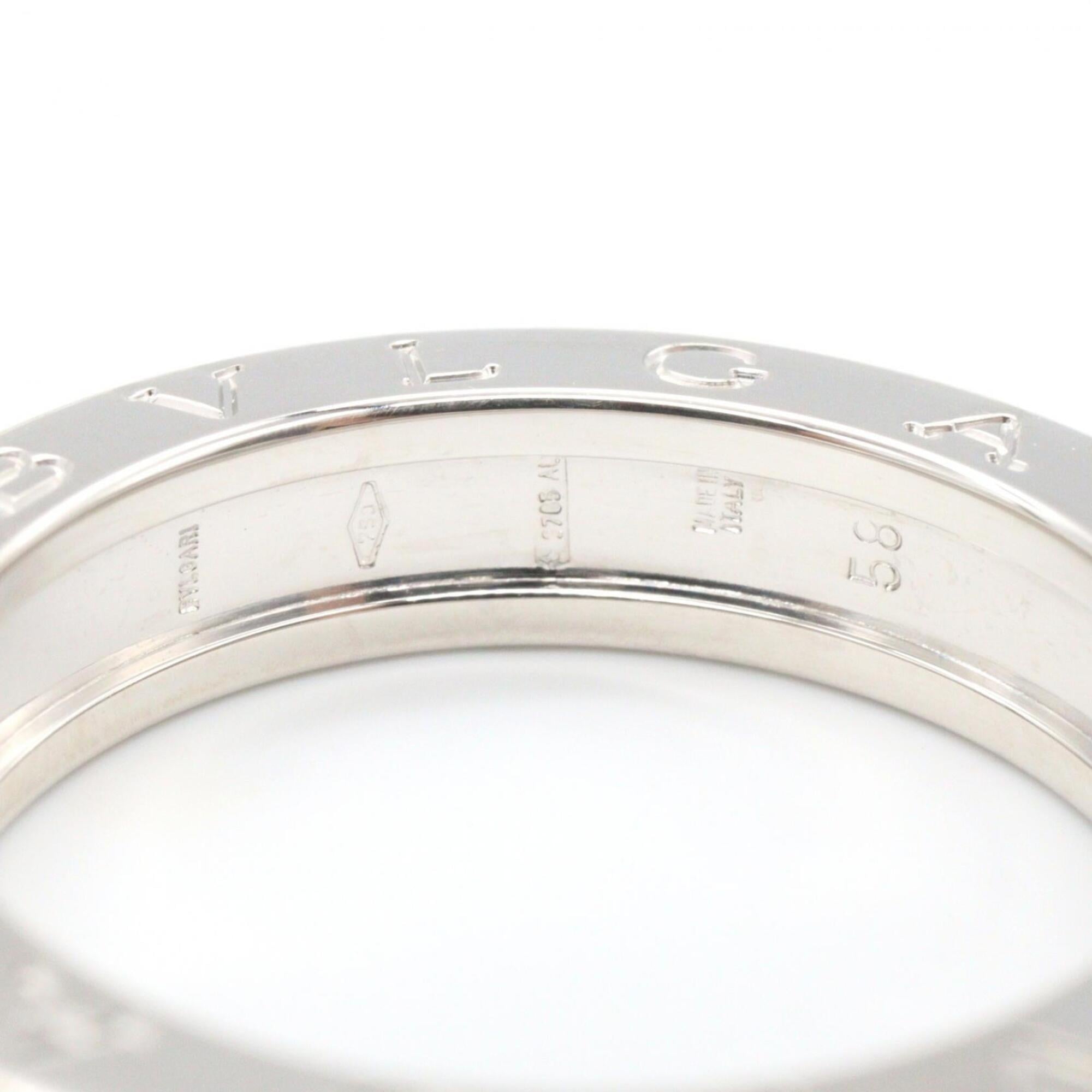Bvlgari Silver White Gold (18K) Band Ring (Pre-Owned)