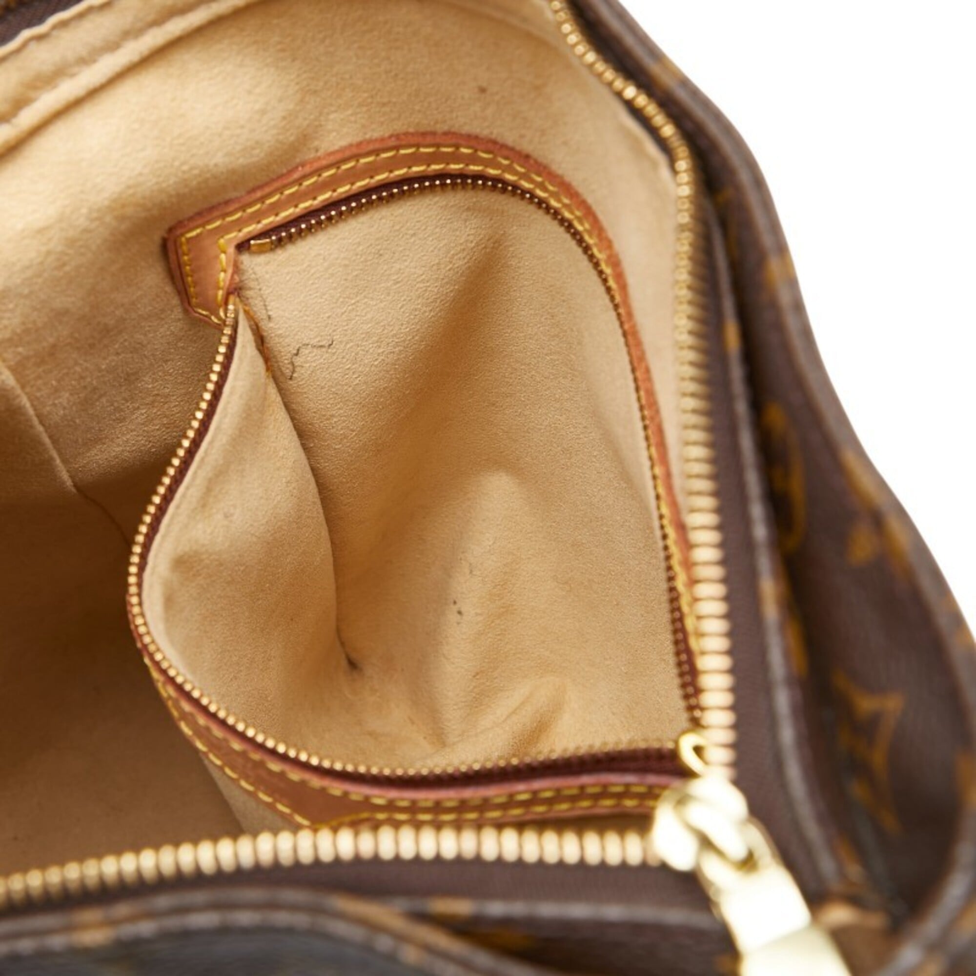 Louis Vuitton Brown Pvc Leather Handbag Shoulder Bag (Pre-Owned)