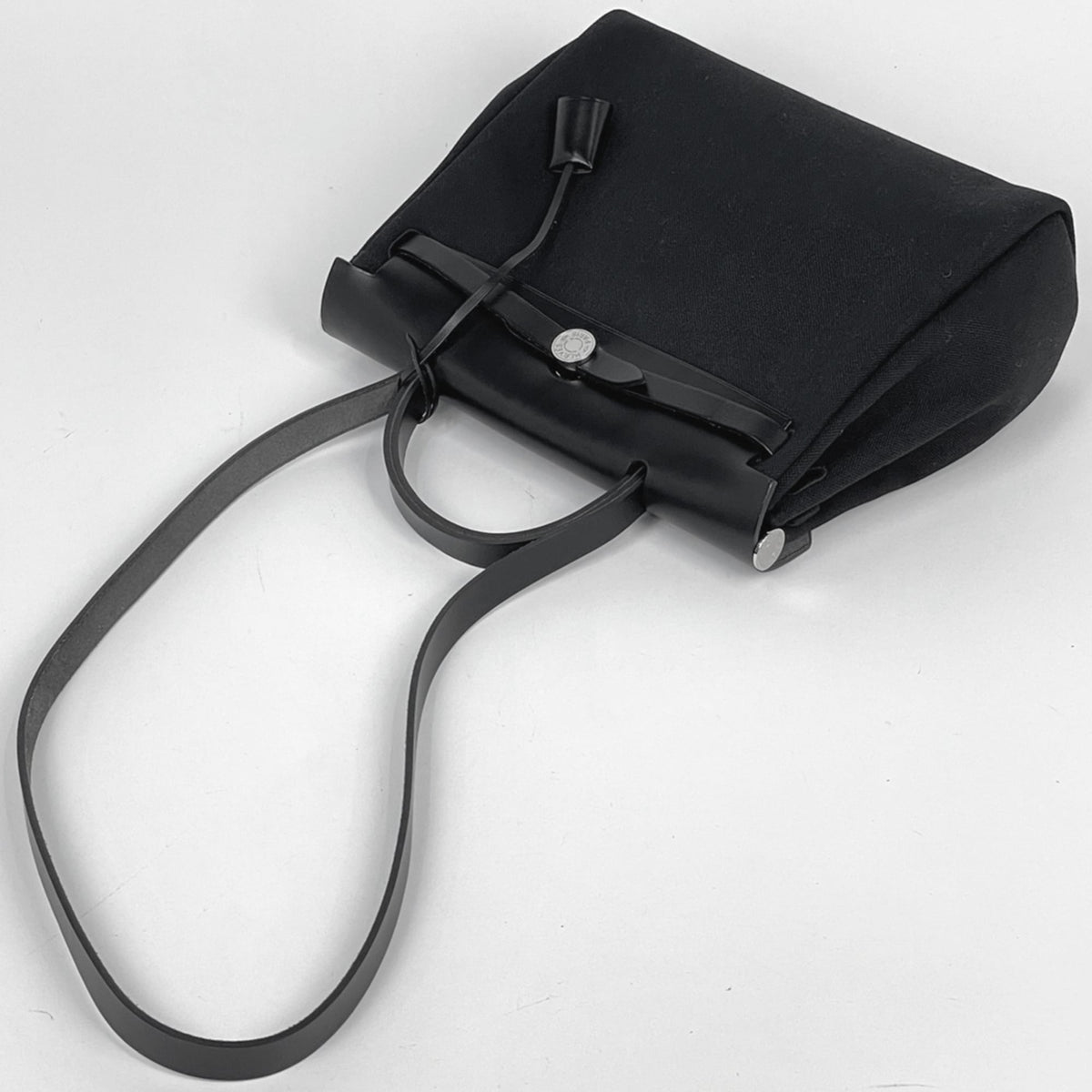 Hermes Her Bag Black Handbag (Pre-Owned)