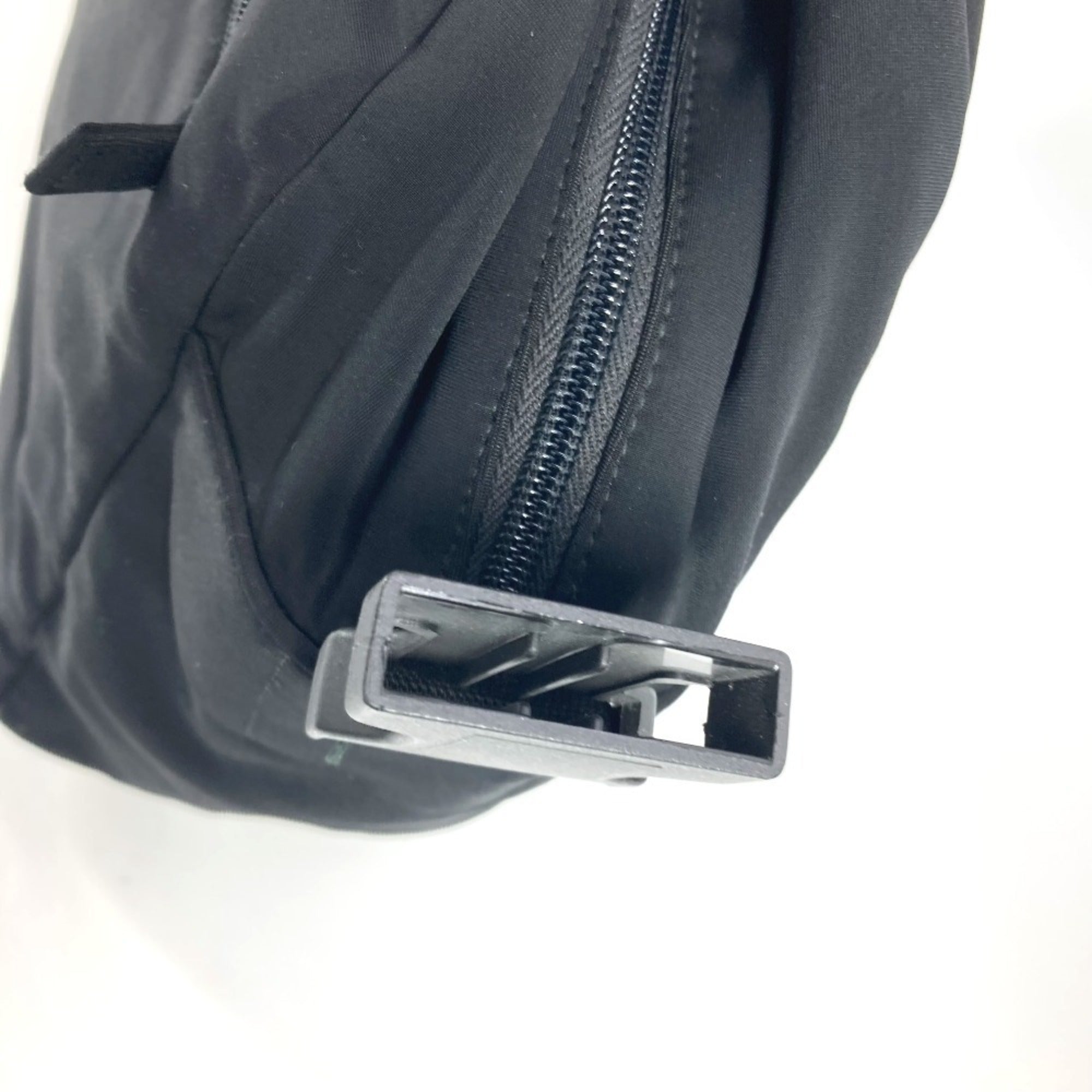 Miu Miu Black Nylon Boston Bag Shoulder Bag (Pre-Owned)