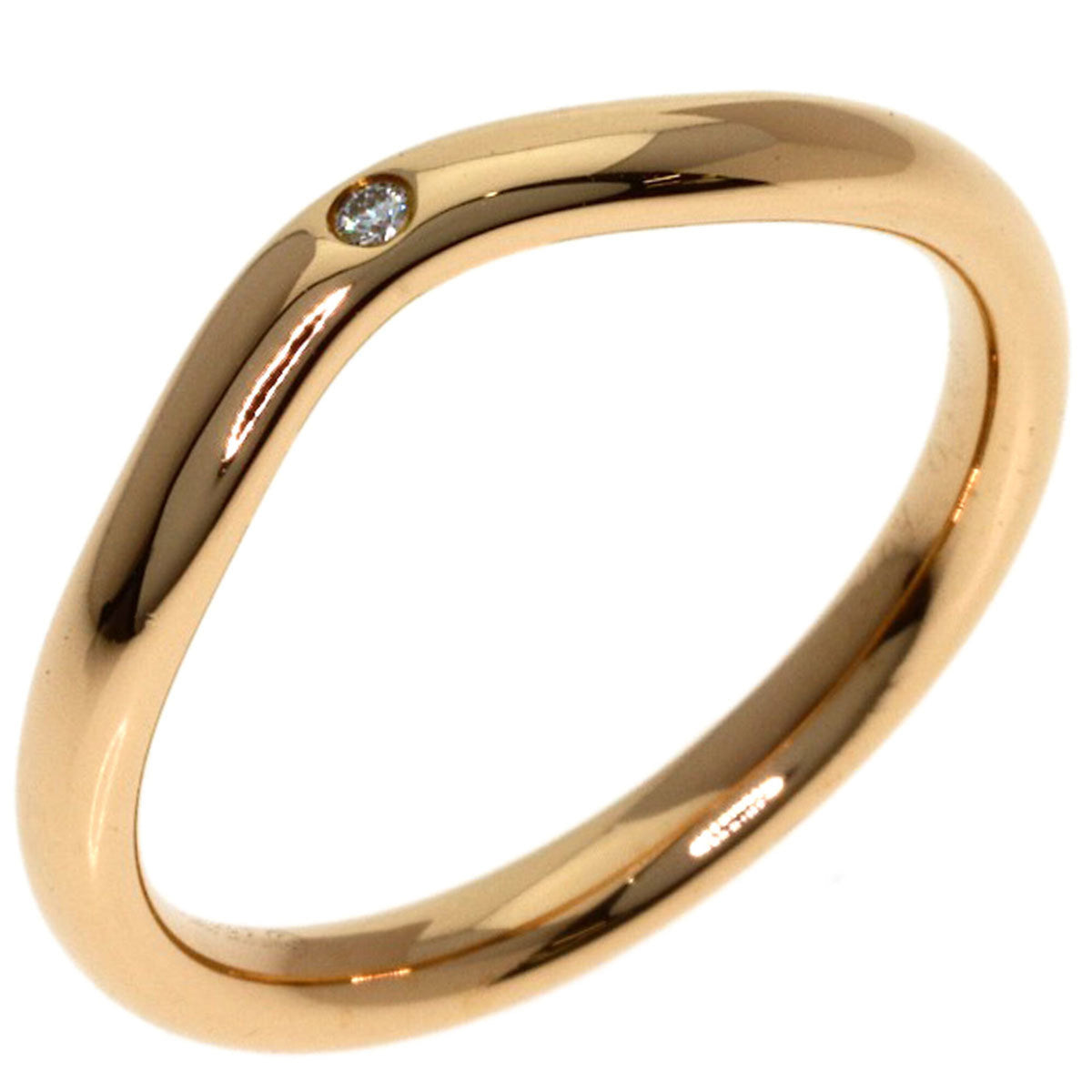 Tiffany Pink Gold (18K) Band Ring (Pre-Owned)