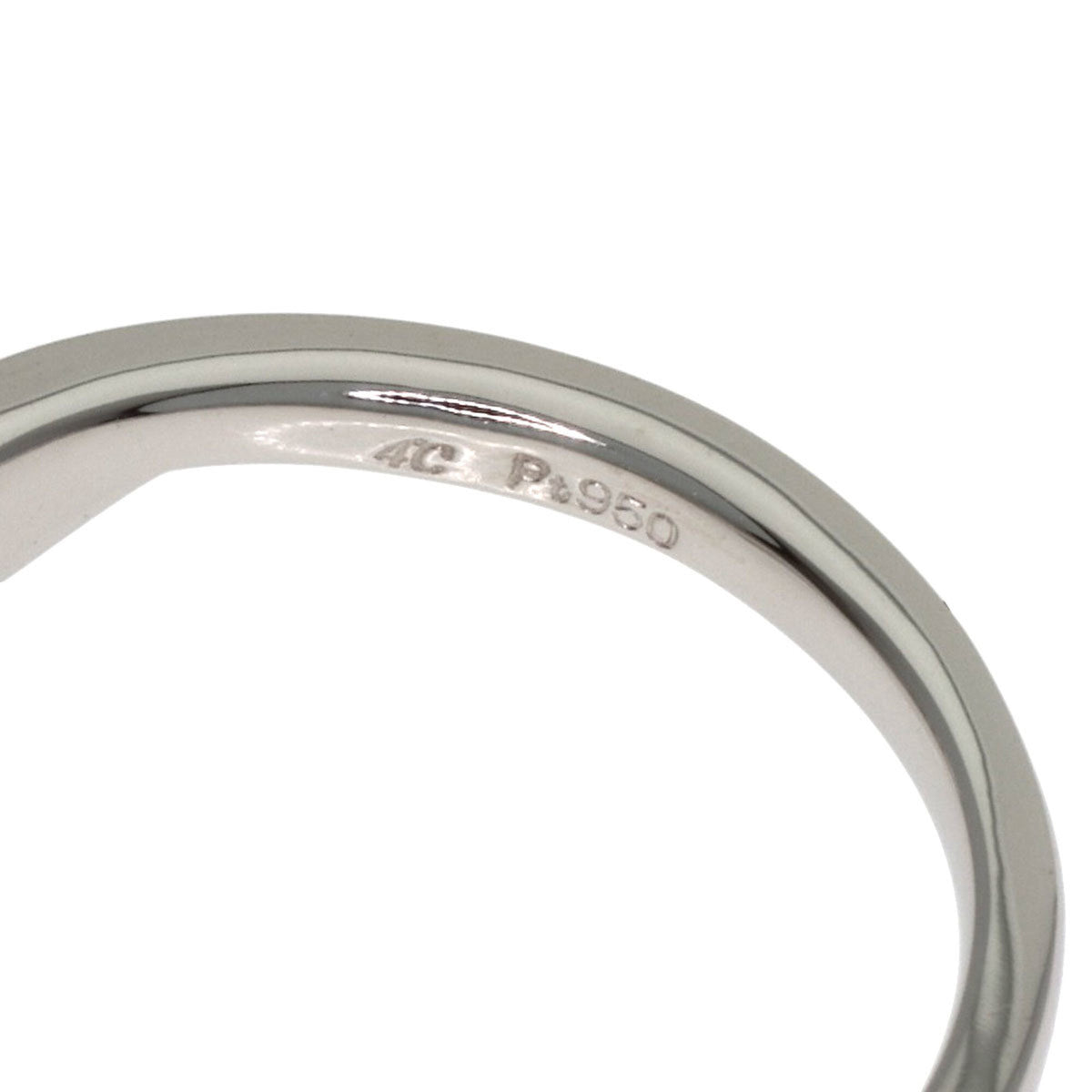 4°C Platinum 950 Band Ring (Pre-Owned)