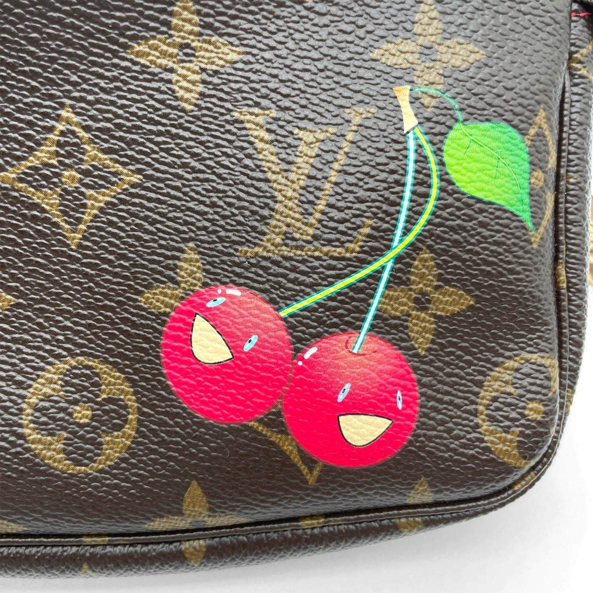 Louis Vuitton Brown Coated Canvas Pvc Handbag (Pre-Owned)
