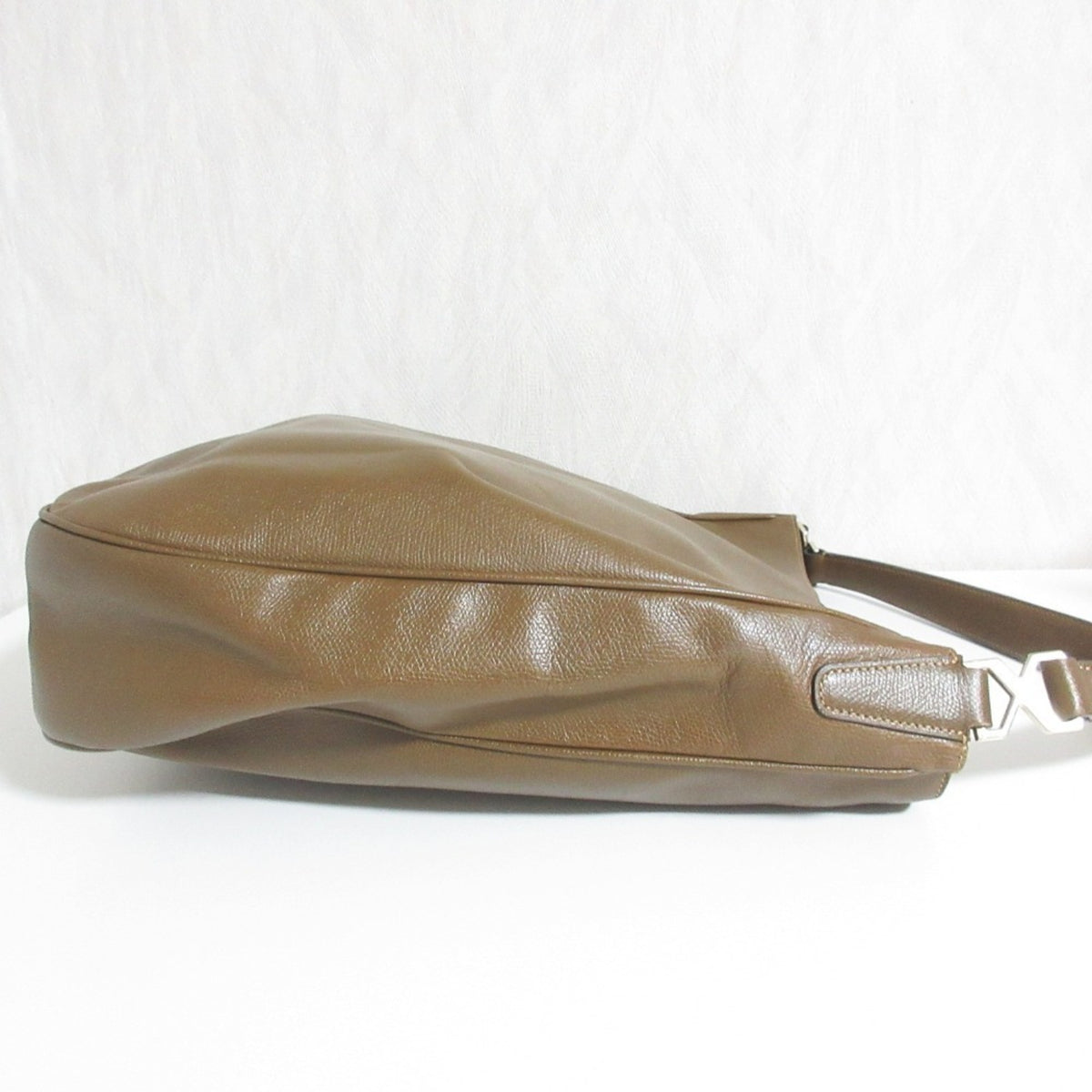 Valextra Brown Leather Shoulder Bag Tote Bag (Pre-Owned)